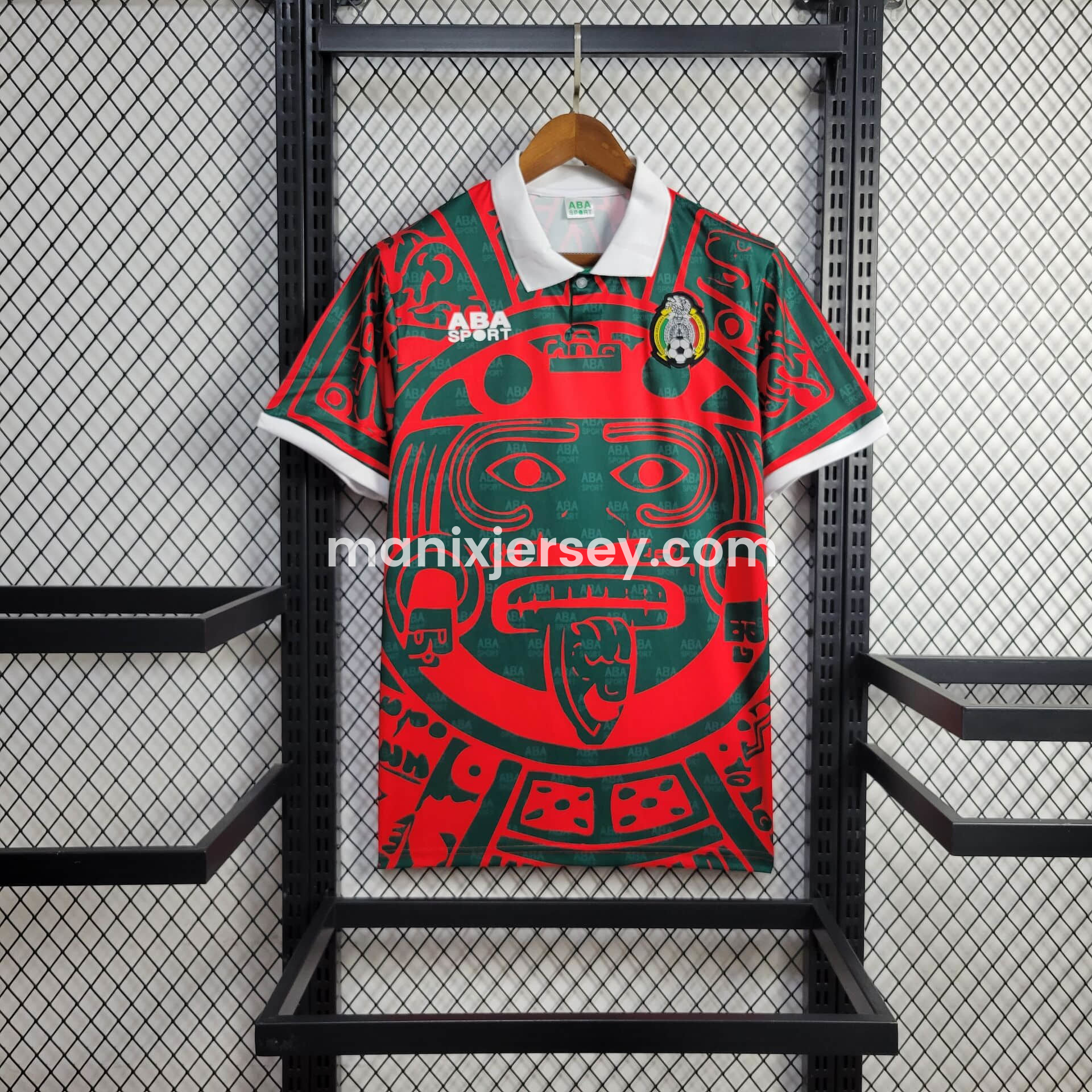 Retro Mexico 1997 Third Red Jersey - JerseysGala