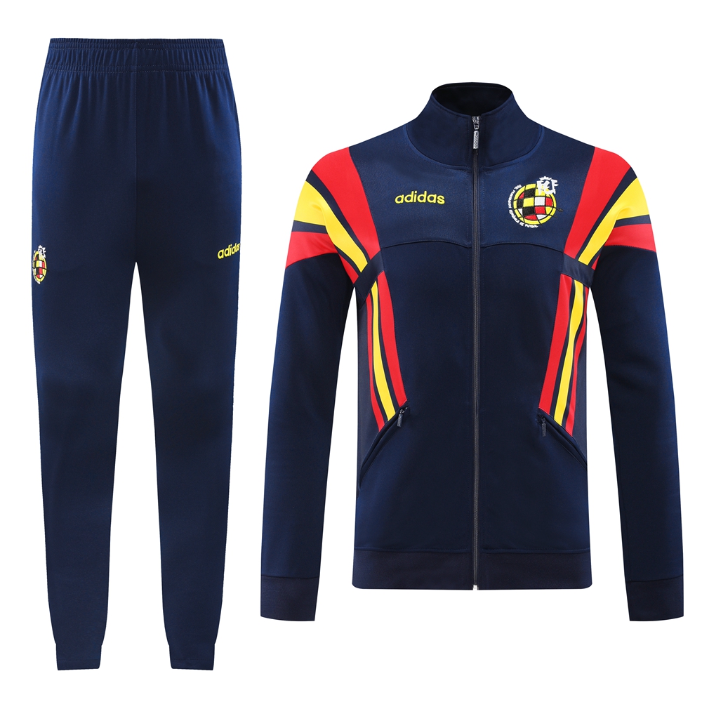 Spain 2024 Jacket Training Tracksuit - Deep Blue - JerseysGala
