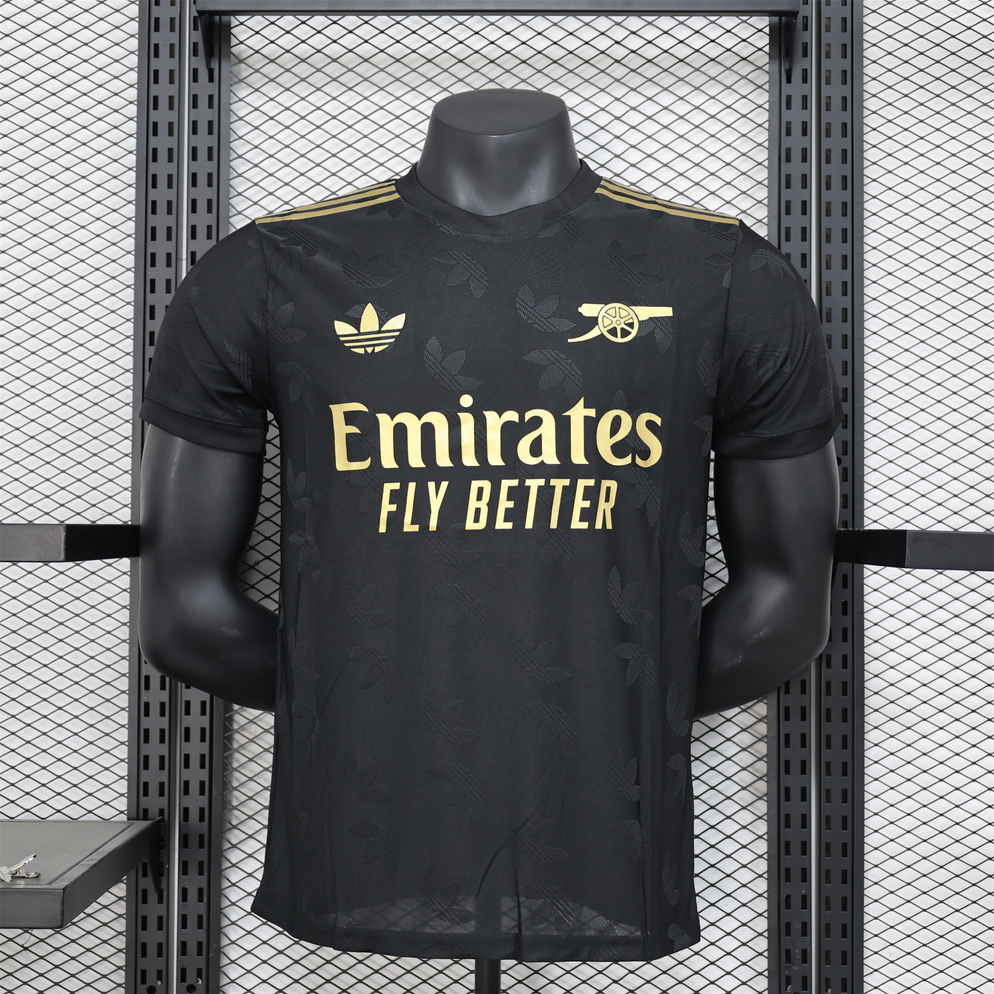 Arsenal 24-25 Black Gold Special Edition Jersey - Player Version - JerseysGala