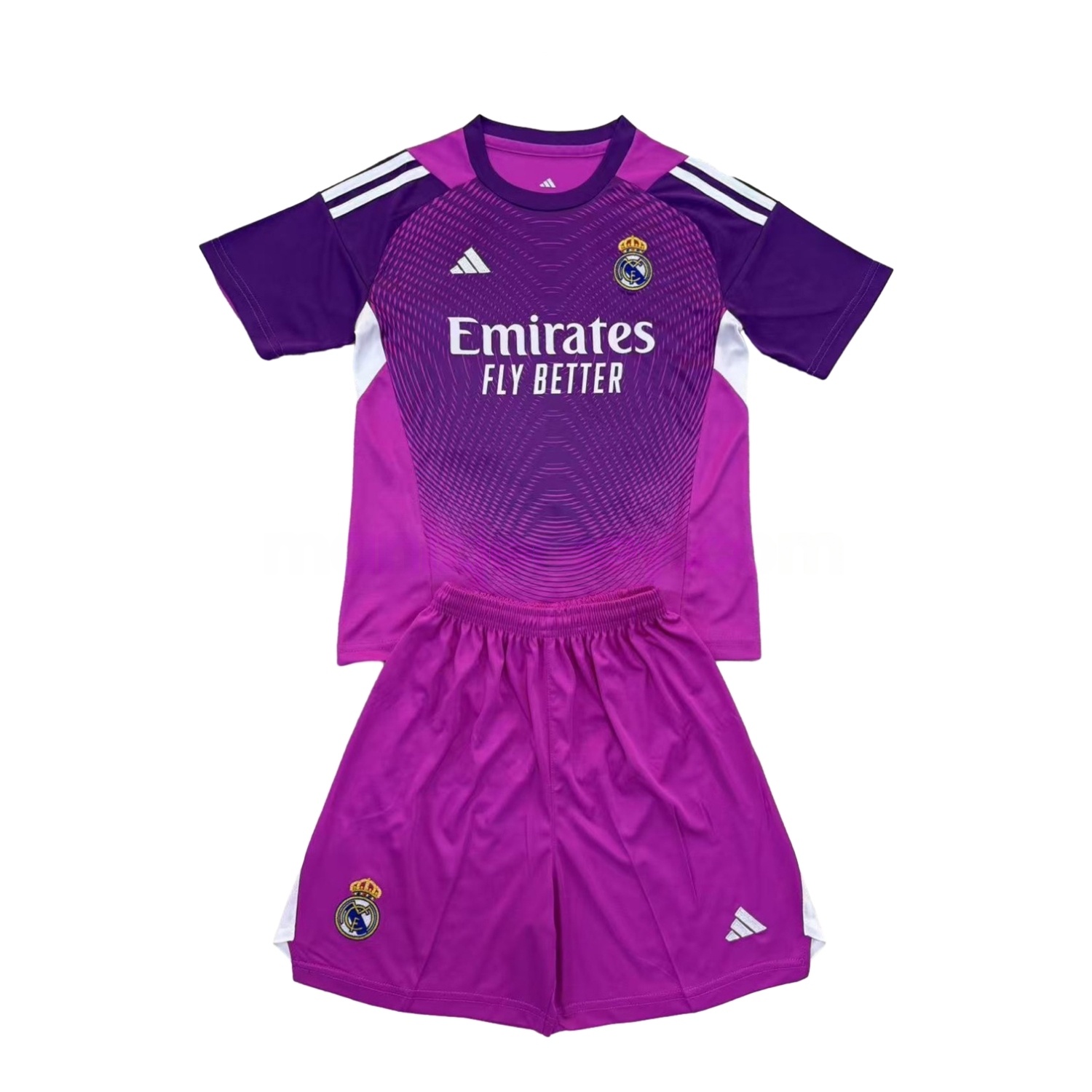 Real Madrid 25-26 Purple Goalkeeper Kids Kit - JerseysGala