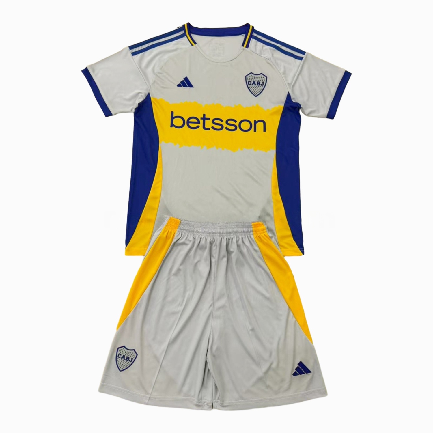 Boca Juniors 25-26 Grey Concept Kids Kit - JerseysGala