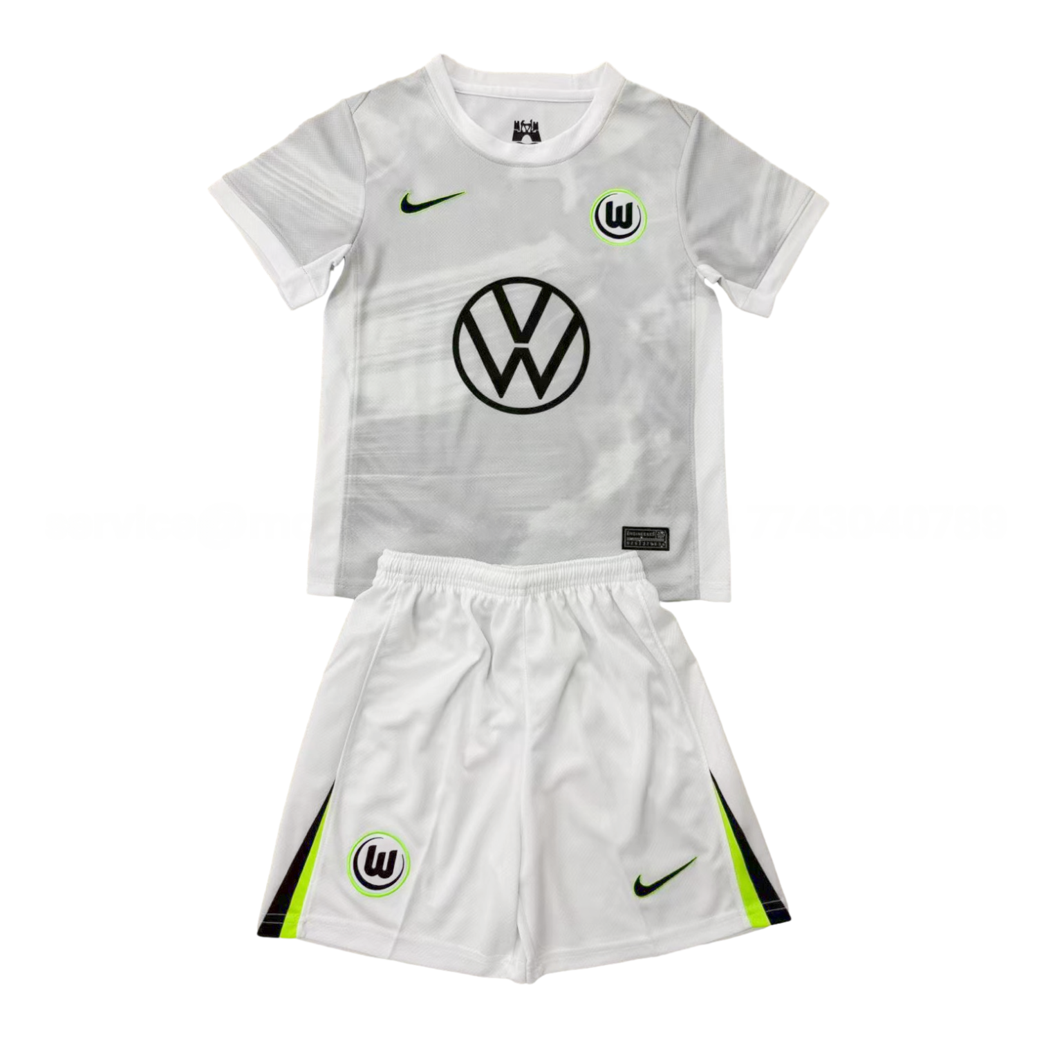 Wolfsburg 25-26 Away Men's Adult Jersey Set - Fans Version - JerseysGala