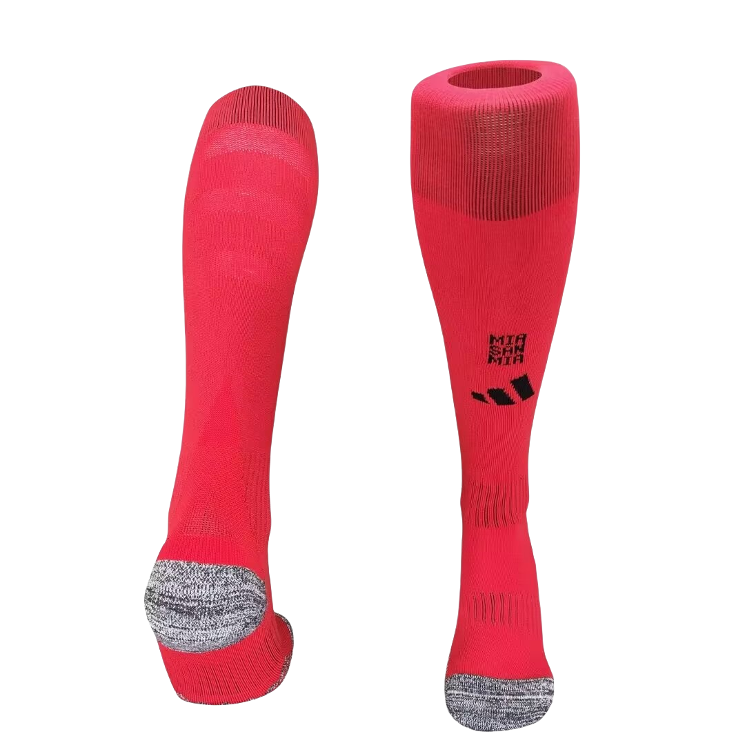 Bayern Munich 24-25 Home Socks - Red - JerseysGala