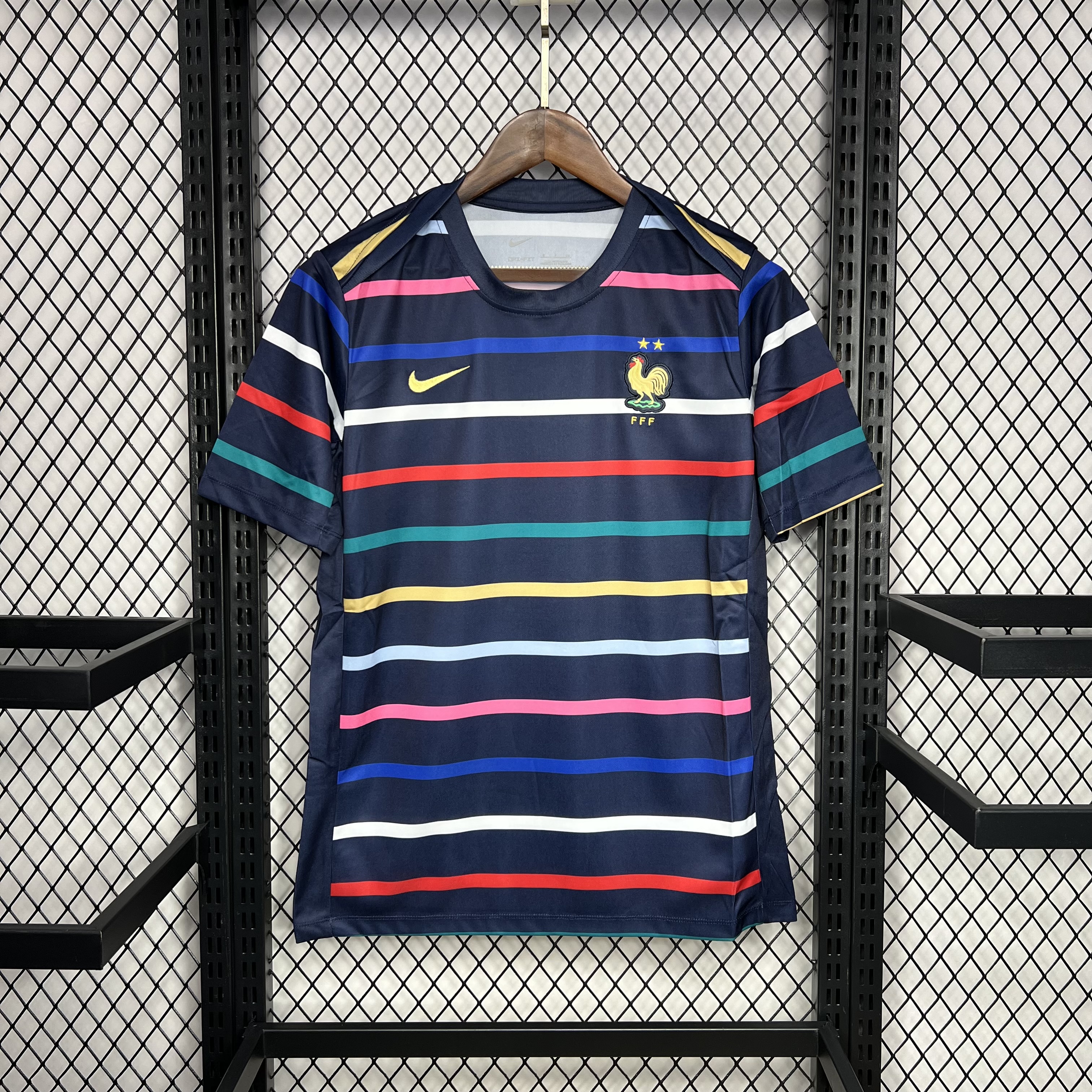 France 24-25 Pre-match Training Jersey - Fans Version - JerseysGala