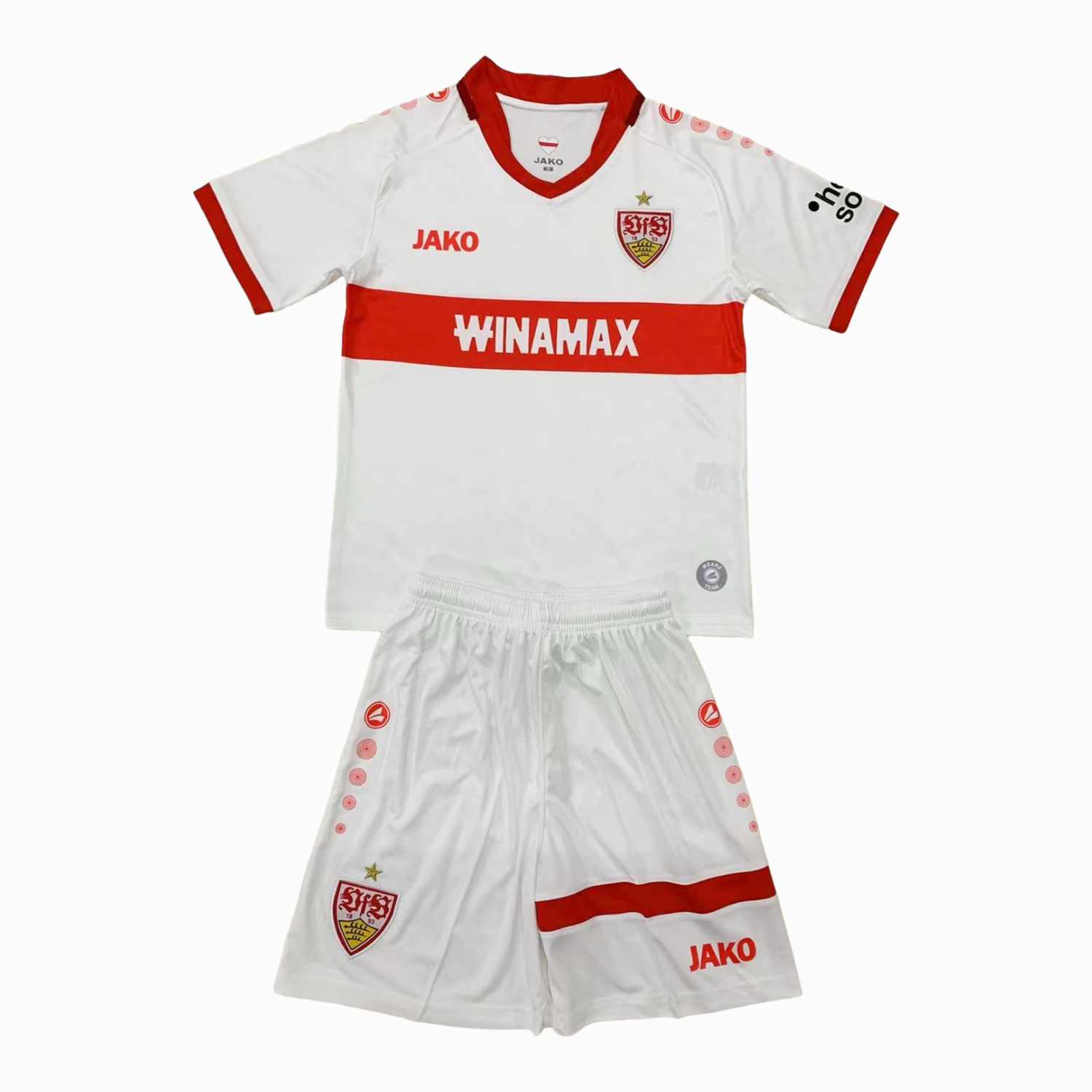 VfB Stuttgart 24-25 Home Men's Adult Jersey Set - Fans Version - JerseysGala