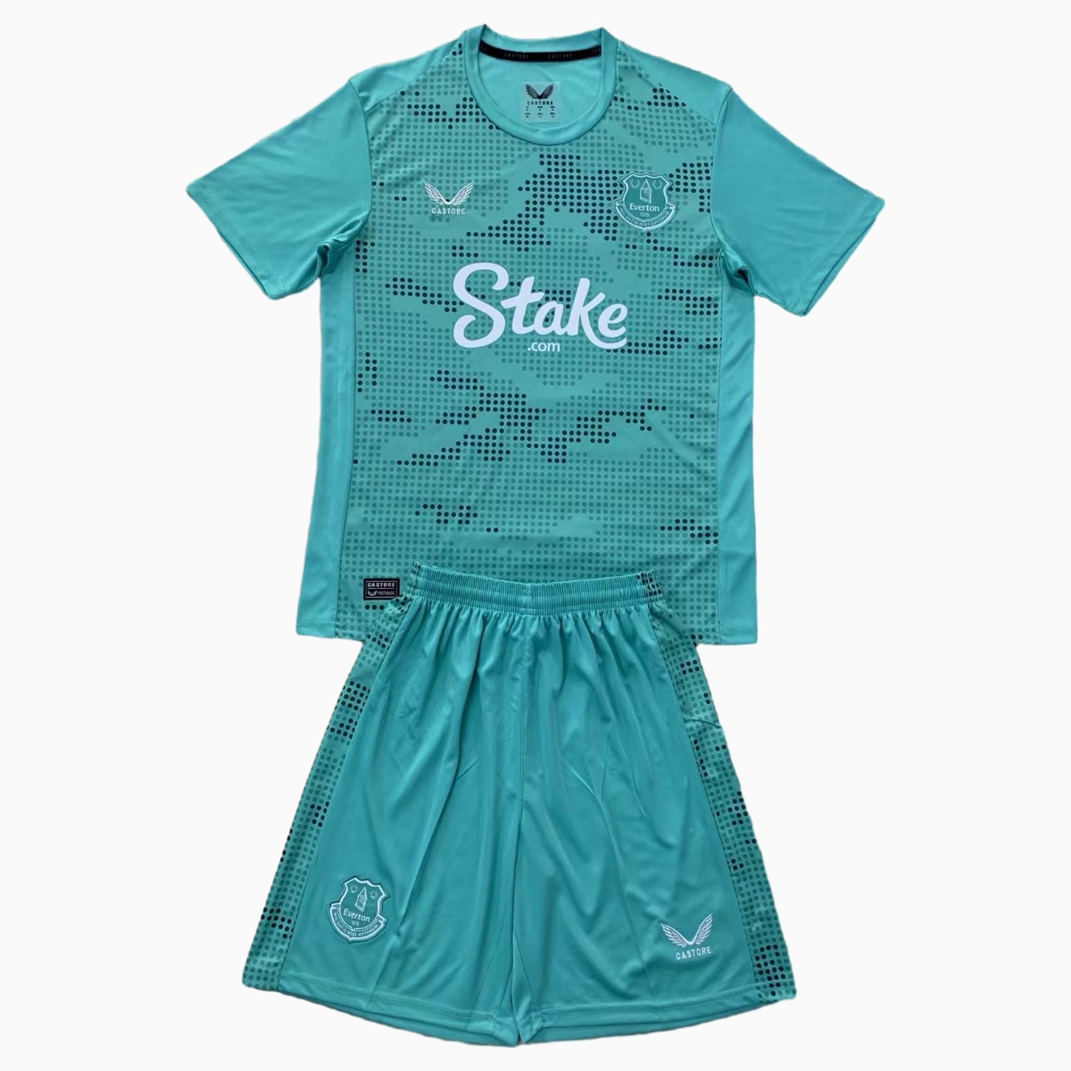 Everton 24-25 Lake Blue Goalkeeper Men's Adult Jersey Set - Fans Version - JerseysGala
