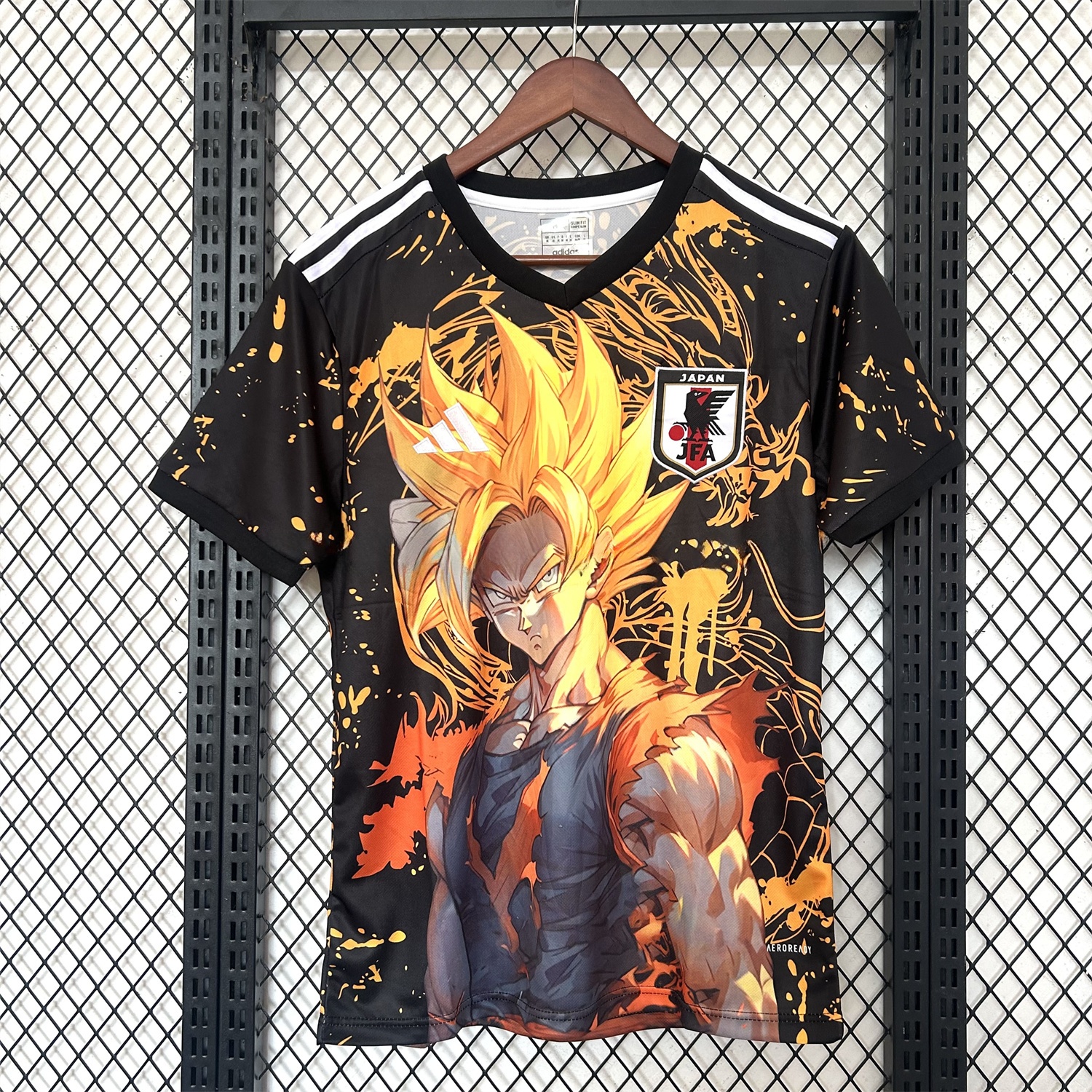 Japan 25-26 Half-length Of Blond Son Goku Special Edition Jersey - Fans Version - JerseysGala