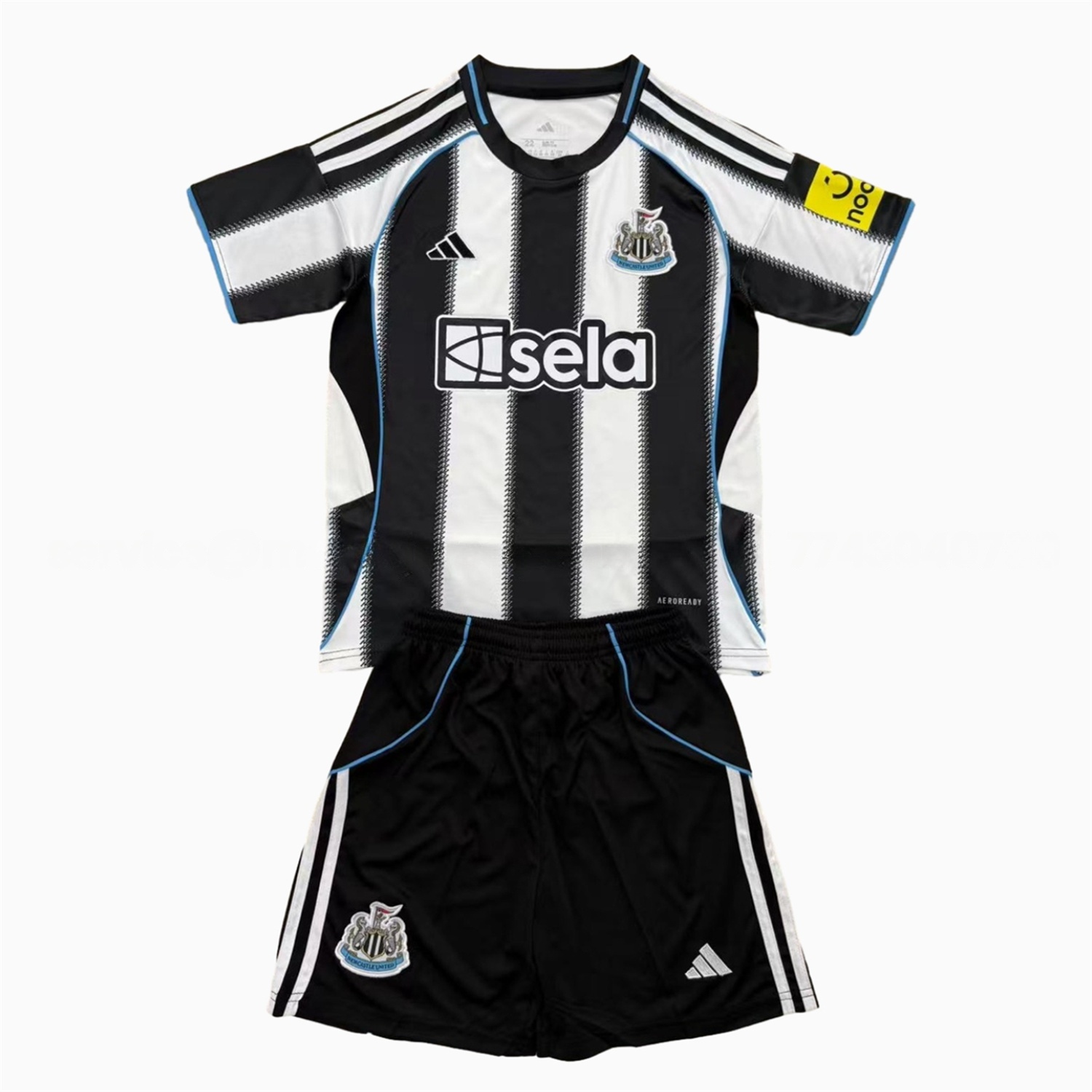 Newcastle United 25-26 Home Men's Adult Jersey Set - Fans Version - JerseysGala