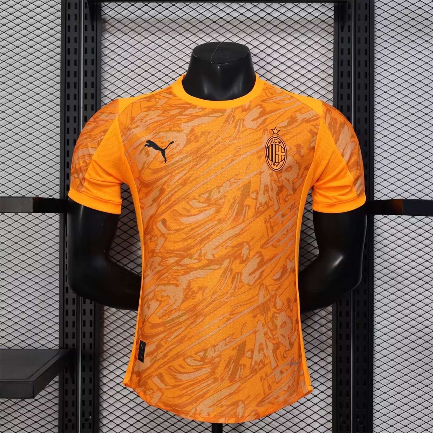 AC Milan 25-26 Orange Special Edition Jersey - Player Version - JerseysGala