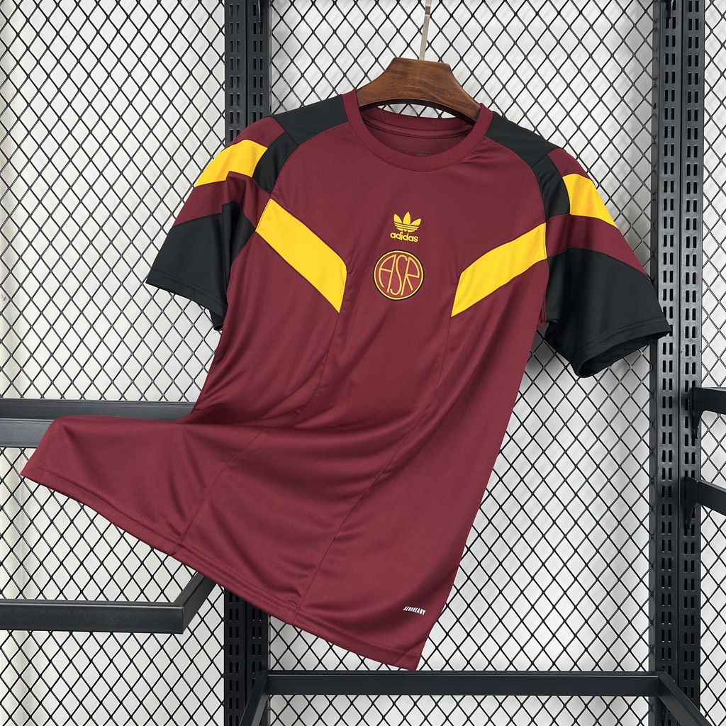 AS Roma 24-25 Originals LFSTLR T-Shirt - Deep Red - JerseysGala
