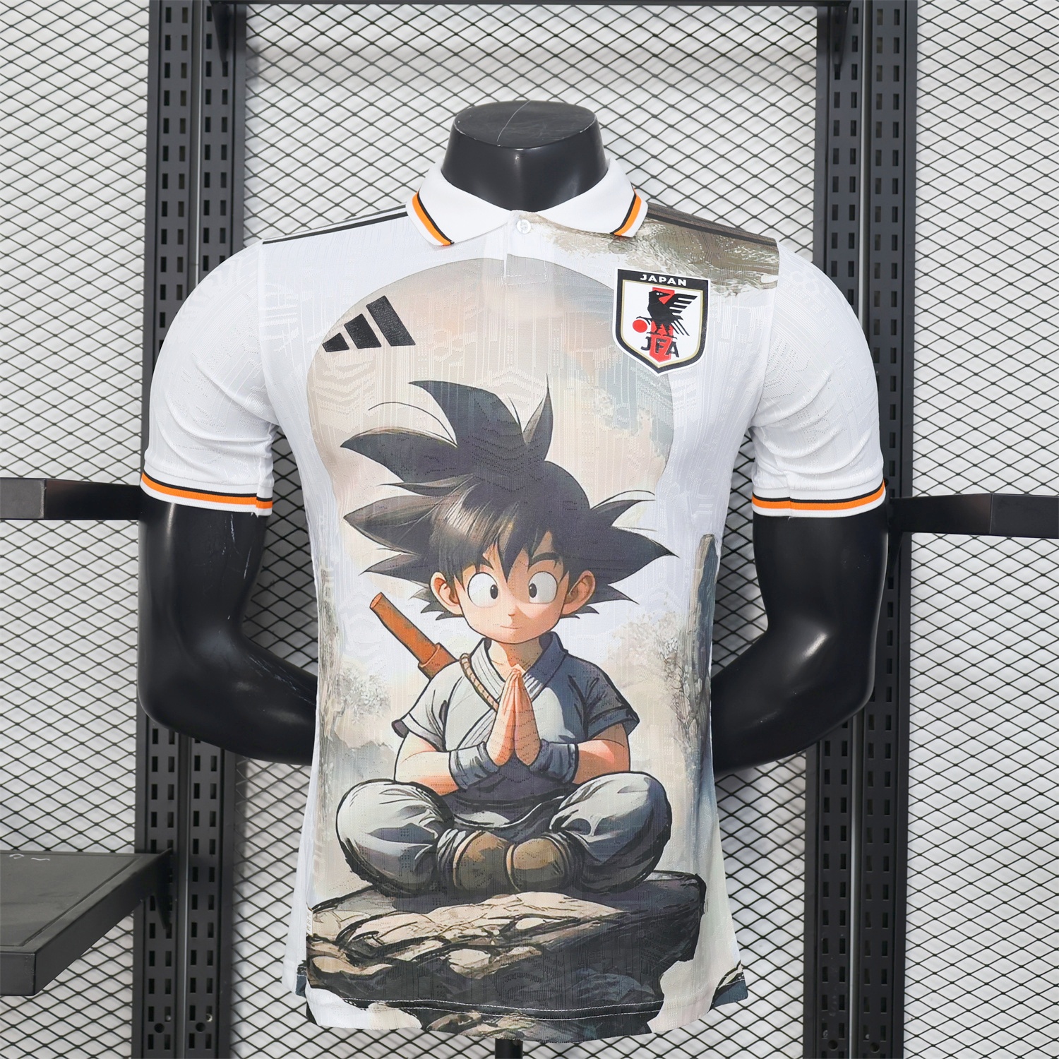 Japan 25-26 Son Goku Meditates On The Stone Special Jersey - Player Version - JerseysGala
