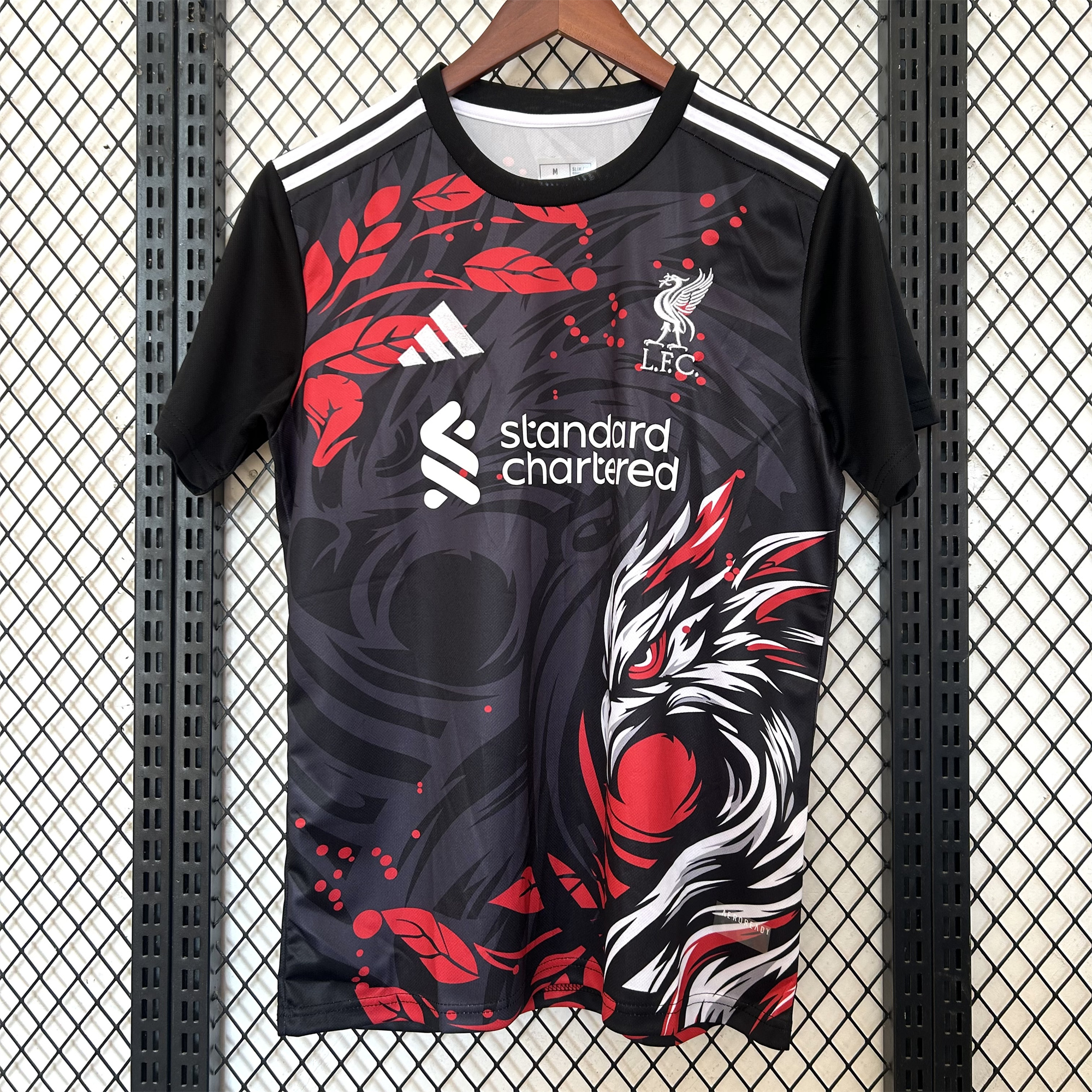 Liver.pool 24-25 Black Fire Phoenix Special Edition Jersey - Fans Version - JerseysGala