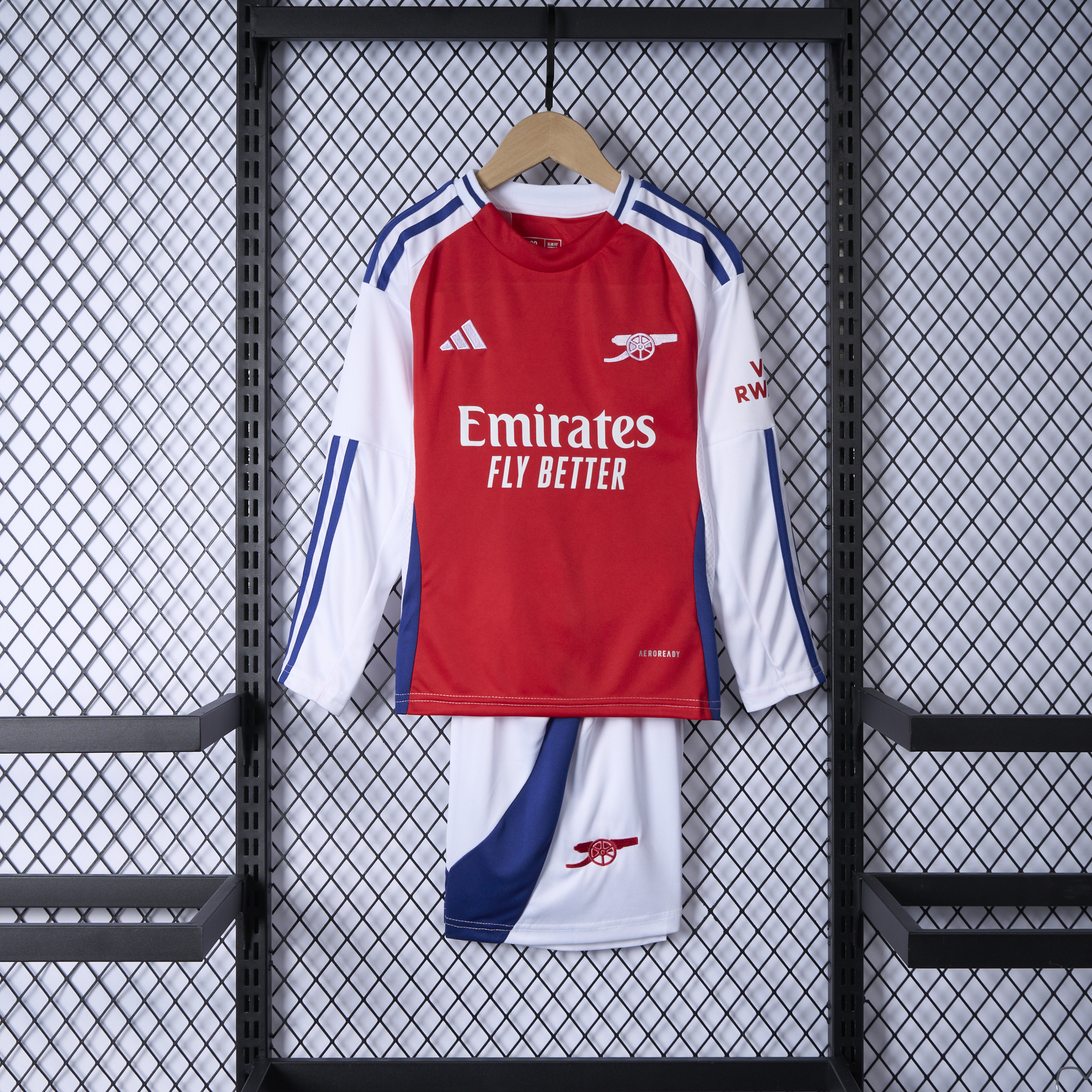 Arsenal 24-25 Home Long Sleeve Kids Kit - JerseysGala