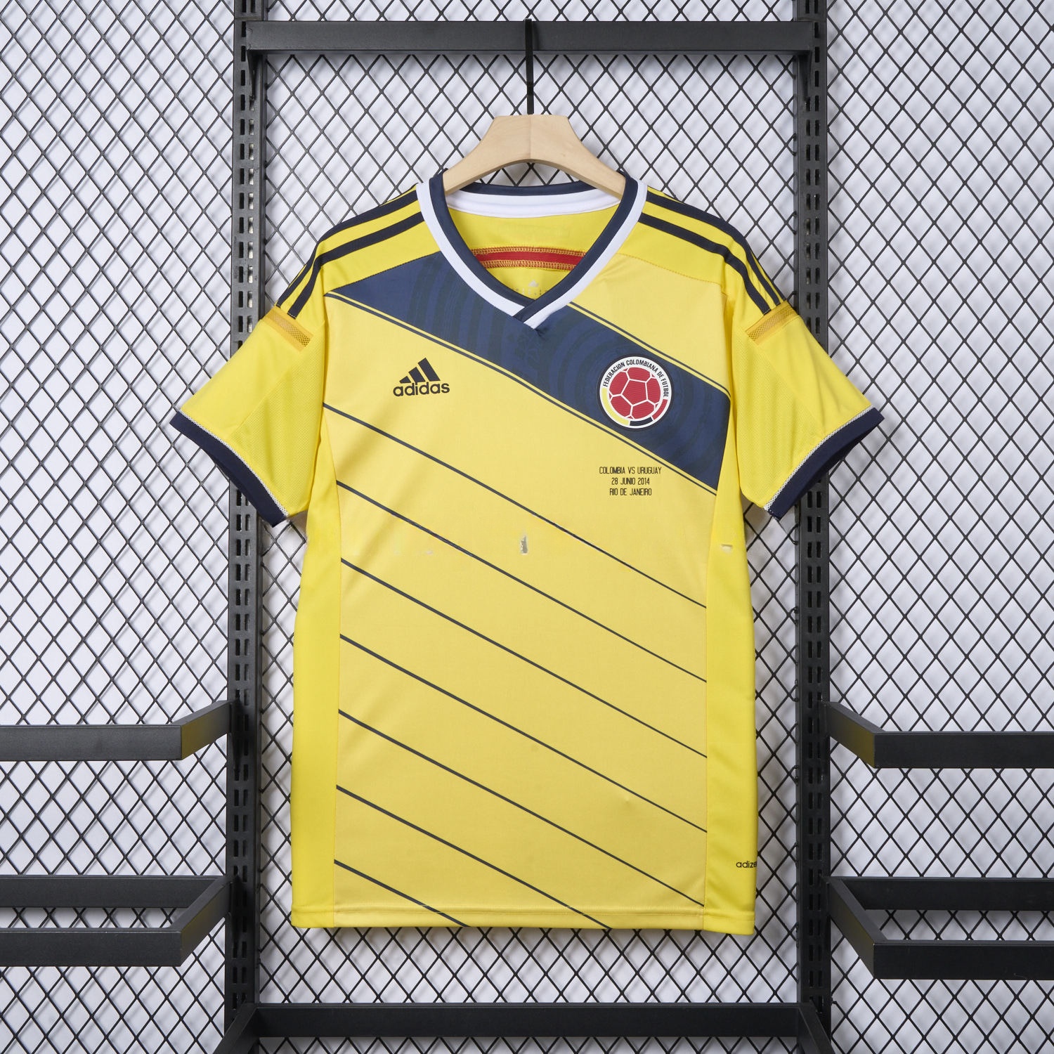 Retro Colombia 2014 Home Jersey - JerseysGala
