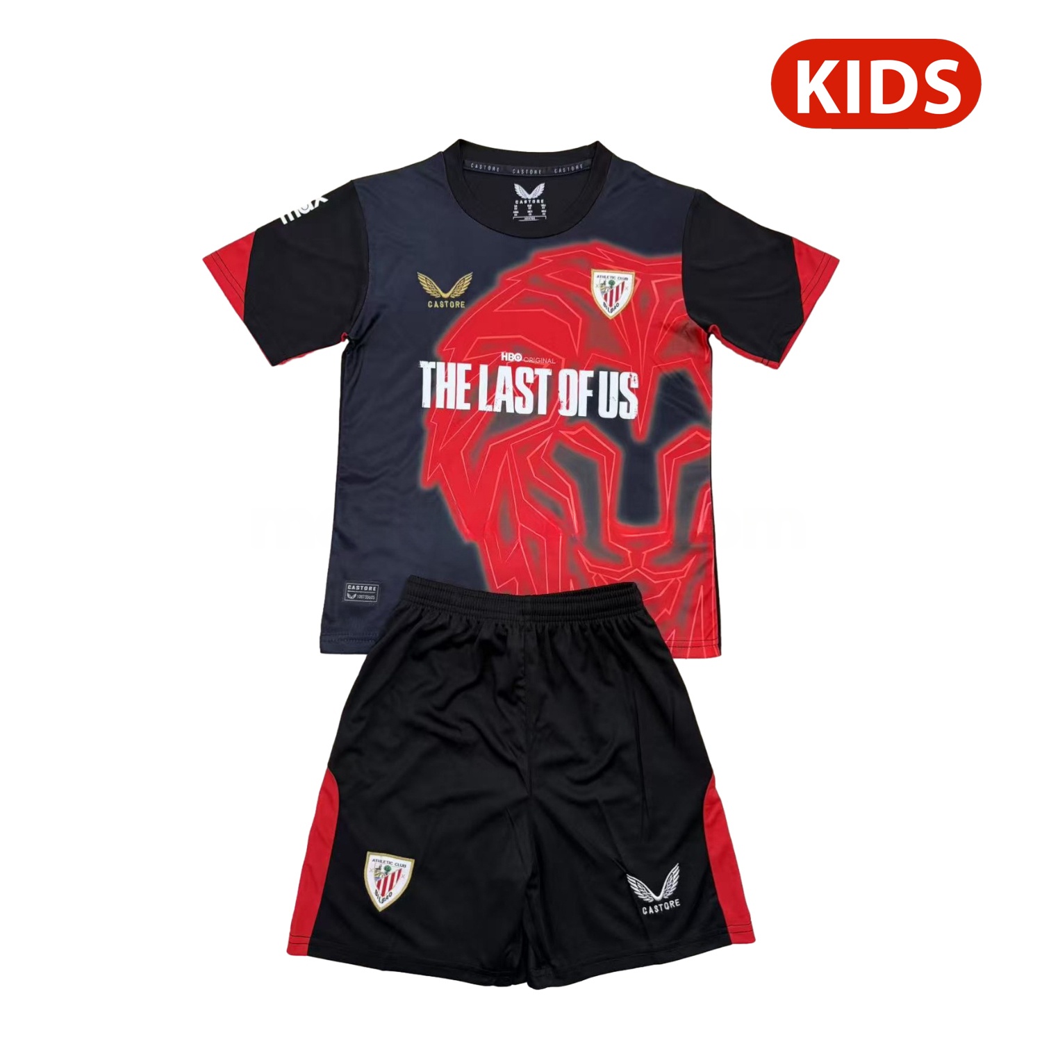 Athletic Bilbao 24-25 Pre-match The Last of Us Special Kids Kit - JerseysGala