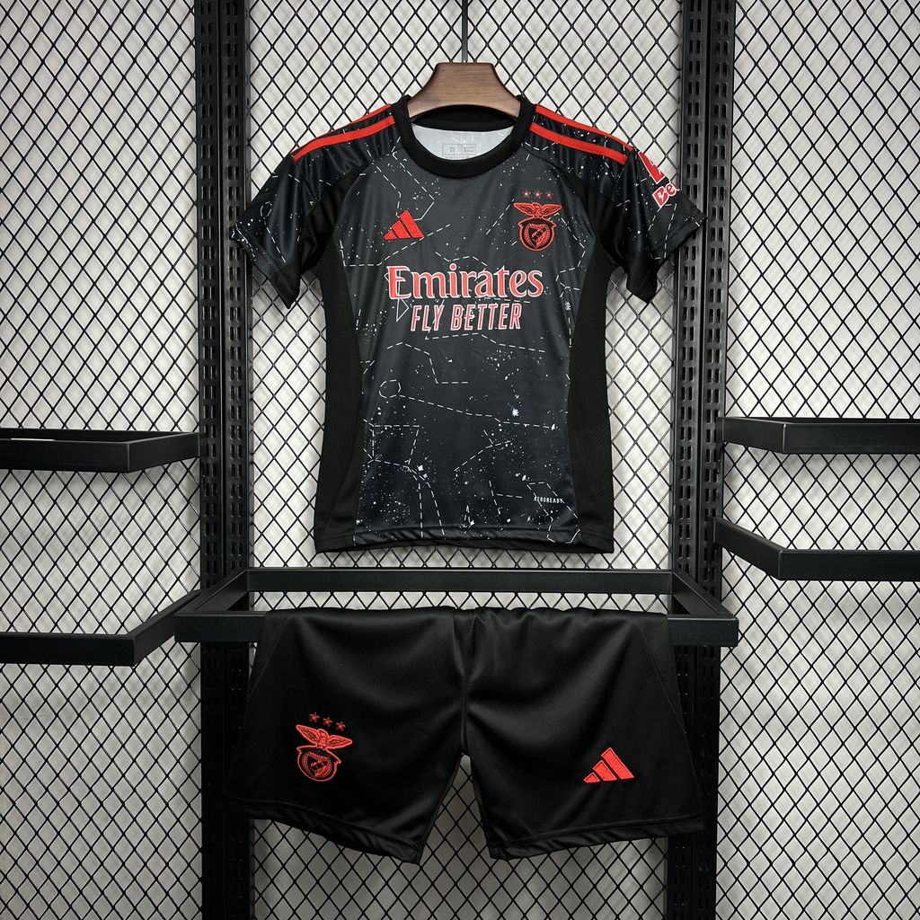 Benfica 24-25 Away Kids Kit - JerseysGala