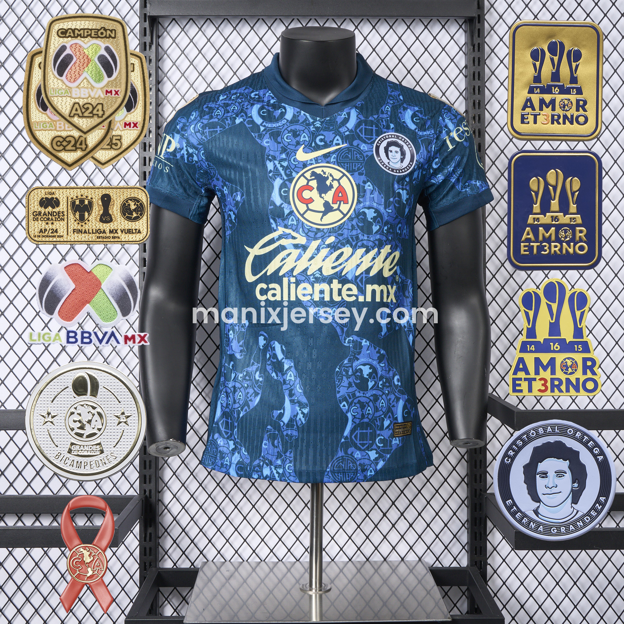 【New Patches】Club América 24-25 Away Jersey - Player Version - JerseysGala