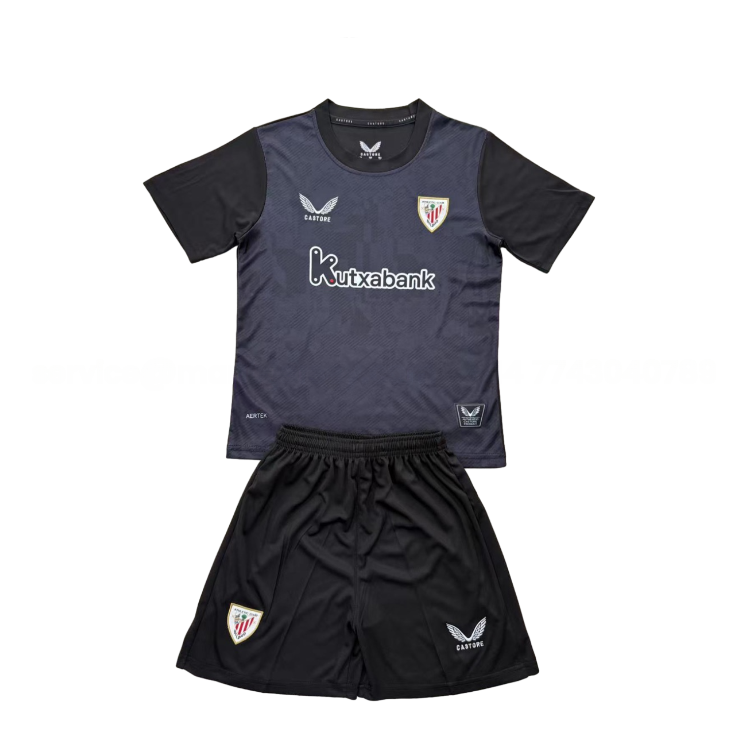 Athletic Bilbao 25-26 Black Goalkeeper Men's Adult Jersey Set - Fans Version - JerseysGala