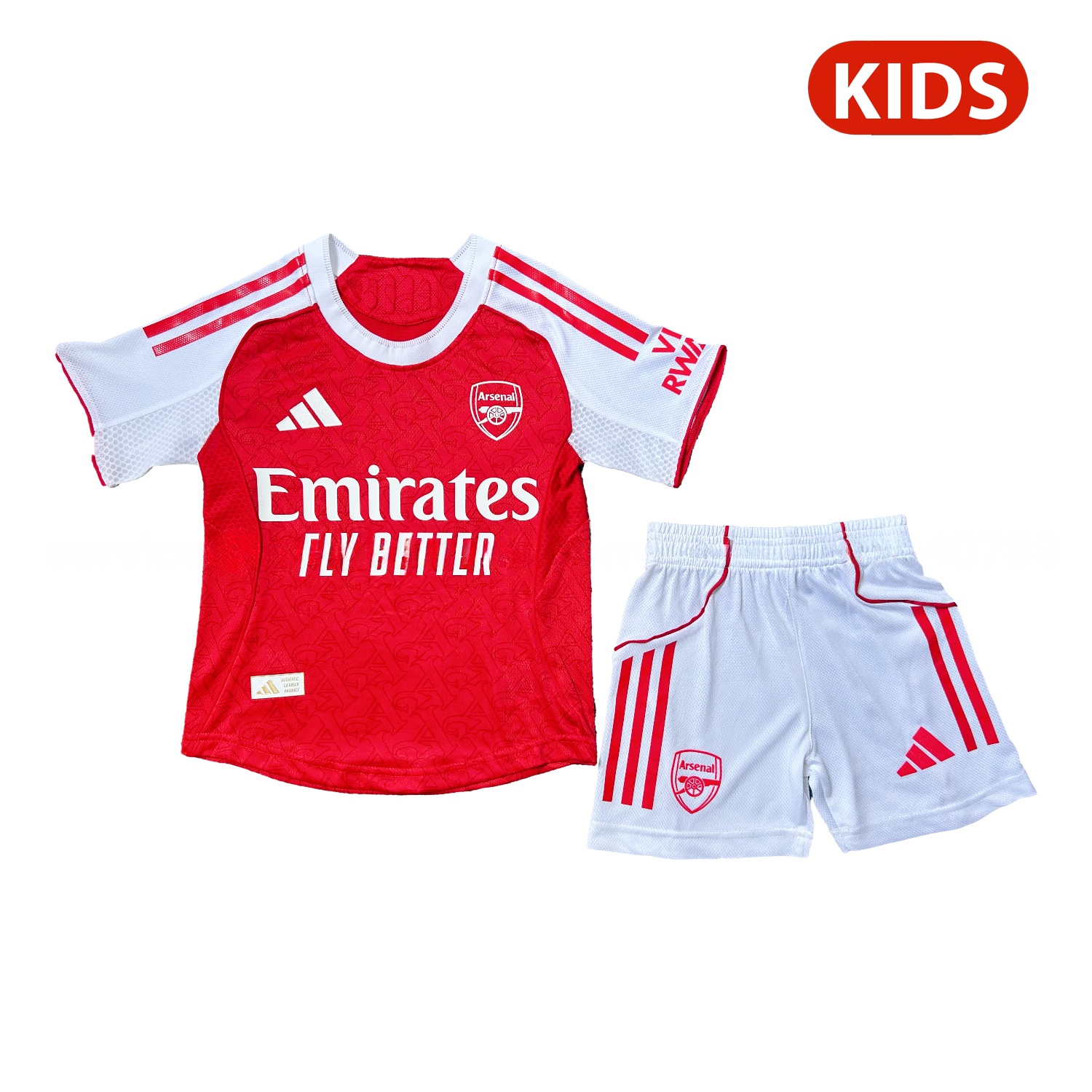Arsenal 25-26 Home Kids Kit - Player Version - JerseysGala