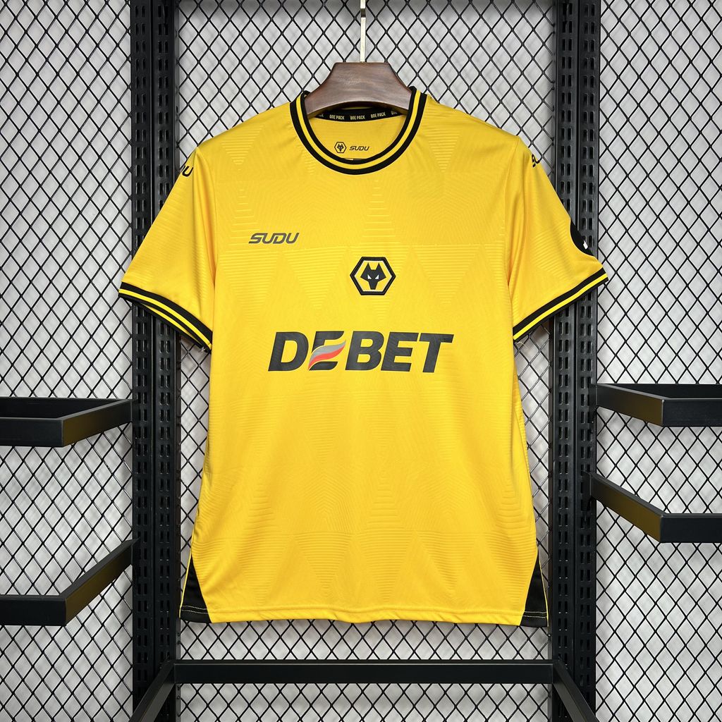 Wolverhampton Wanderers Wolves 24-25 Home Jersey - Fans Version - JerseysGala