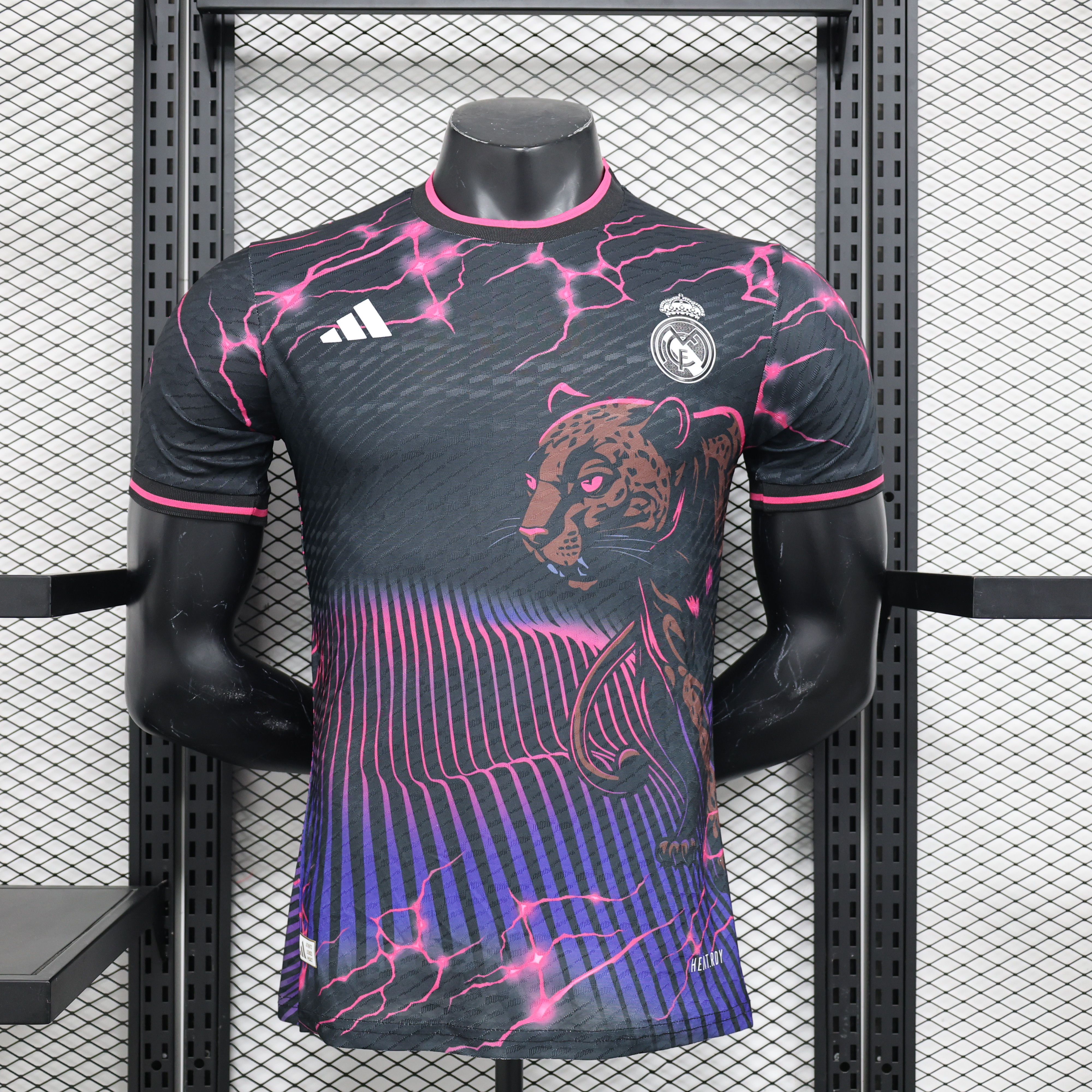 Real Madrid 24-25 Leopard Special Edition Black Jersey - Player Version - JerseysGala