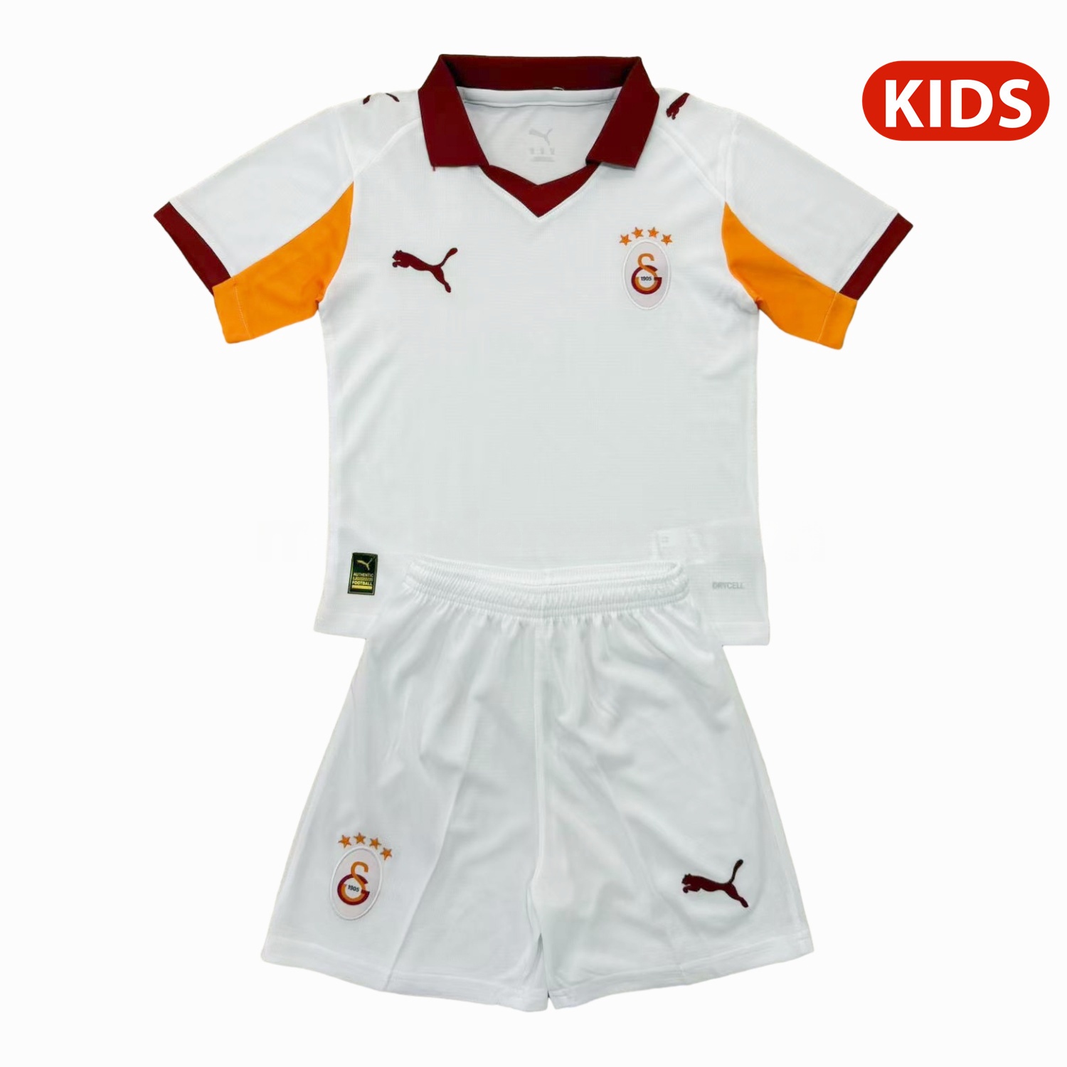 Galatasaray 25-26 Away Unsponsored Kids Kit - JerseysGala