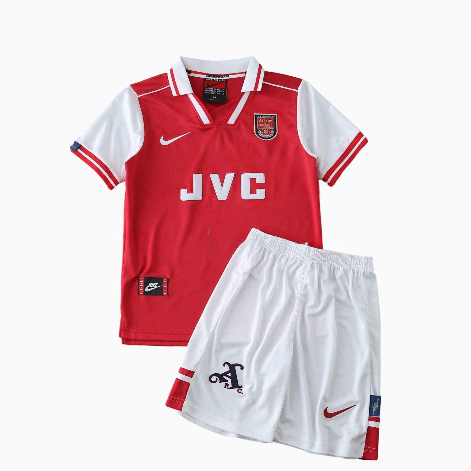 Retro Arsenal 1996-97 Home Kids Kit - JerseysGala