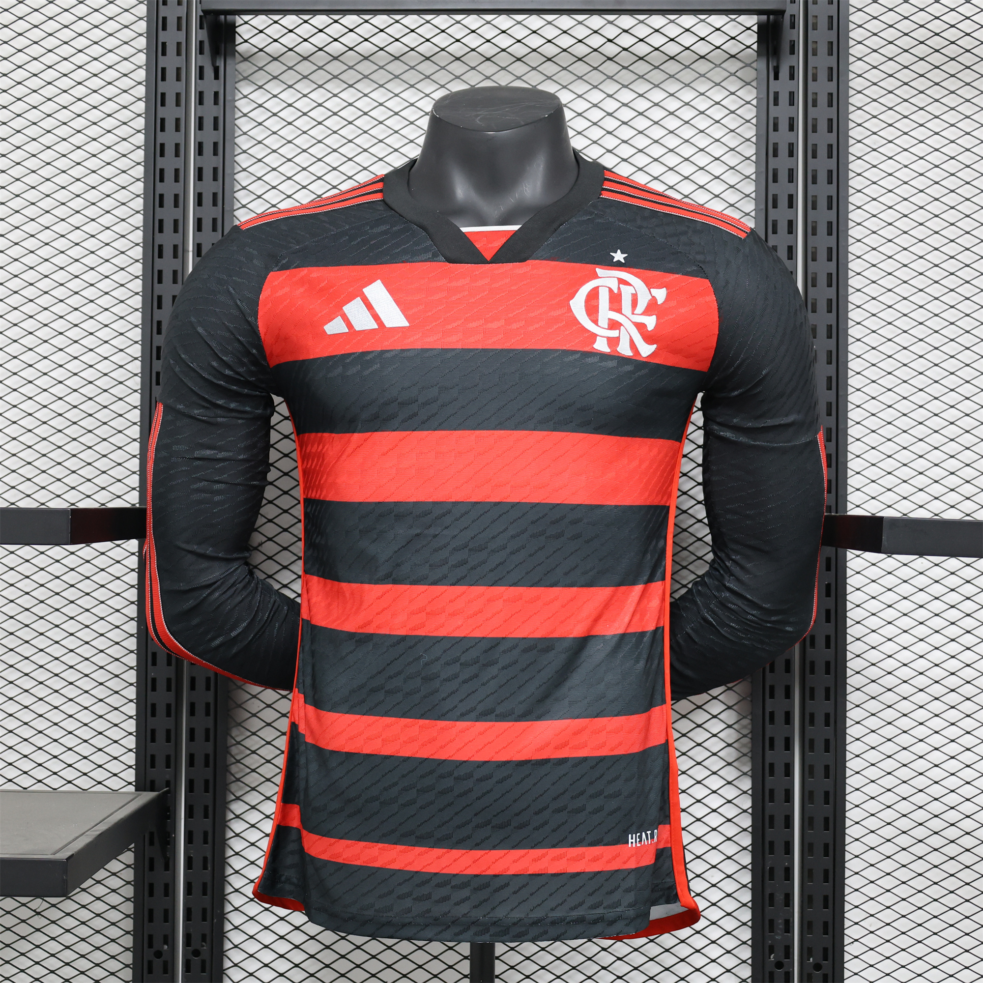 Flamengo 2024 Home Long Sleeve Jersey - Player Version - JerseysGala
