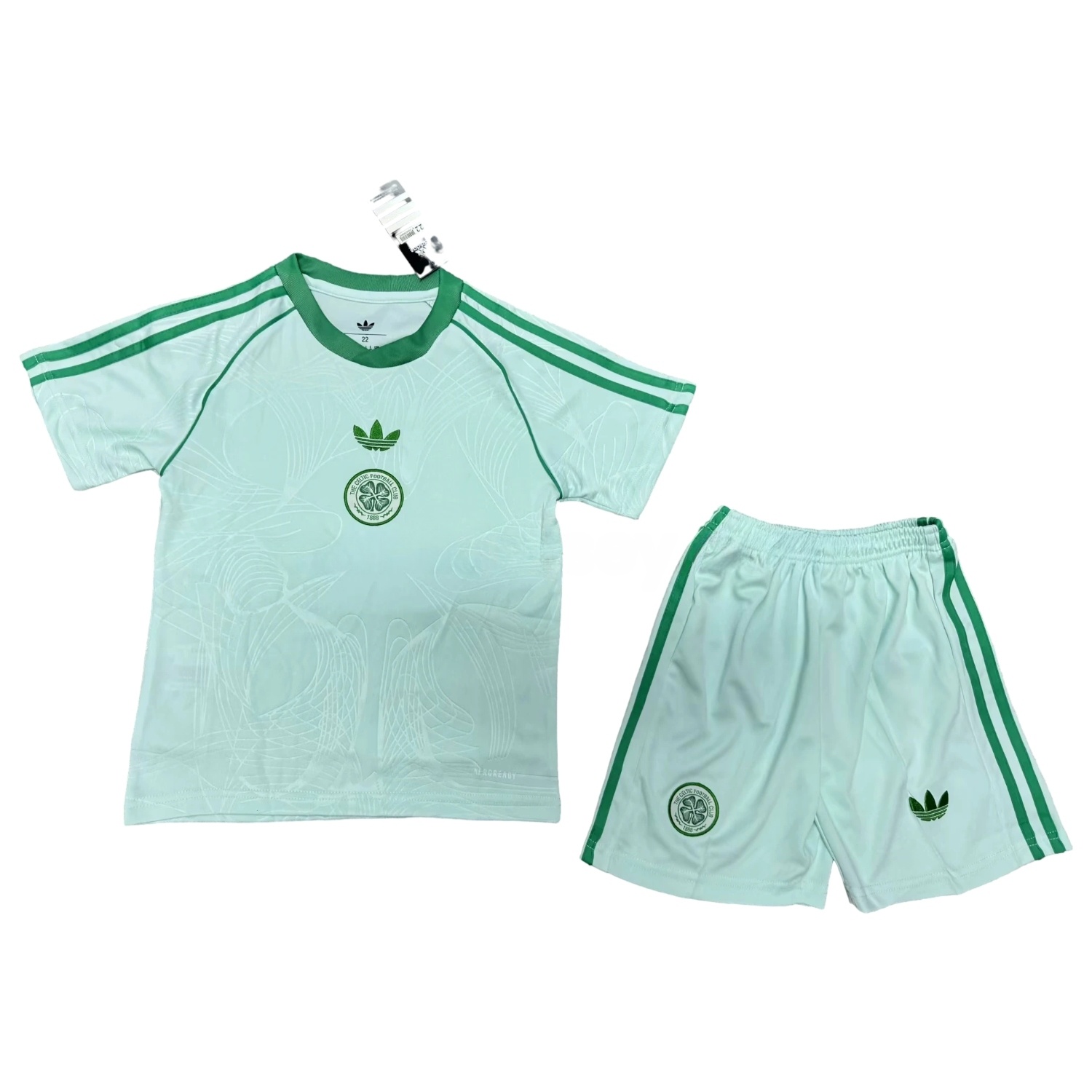 Celtic 24-25 Originals Green St. Patrick's Day Kids Kit - JerseysGala