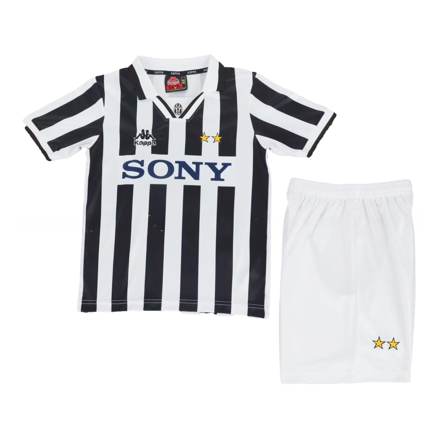 Retro Juventus 1995-97 Home Kids Kit - JerseysGala