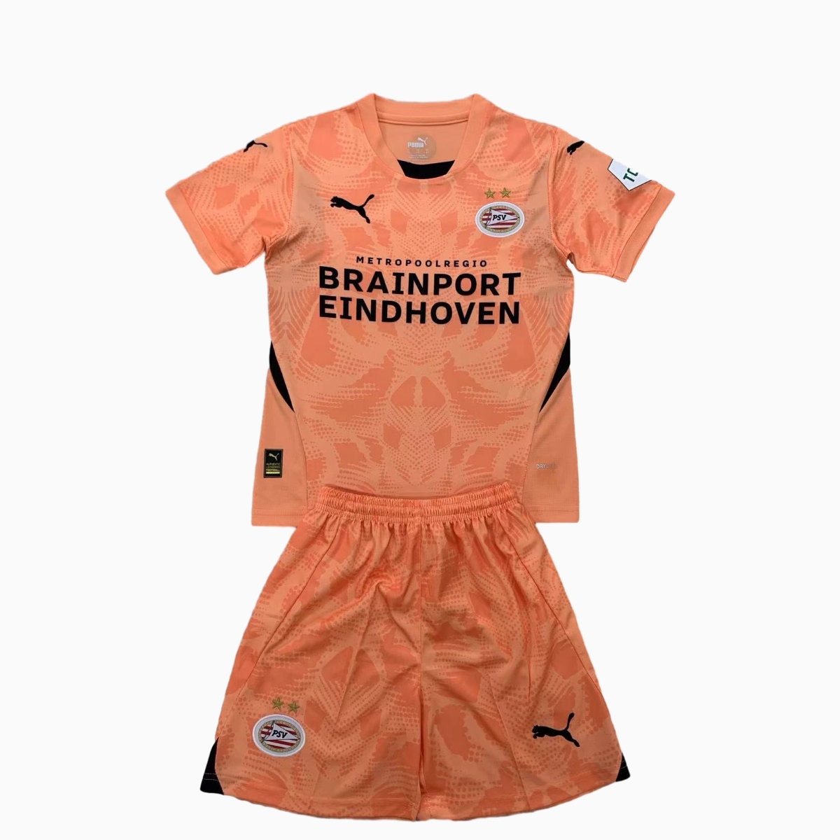 PSV Eindhoven 24-25 Orange Goalkeeper Men's Adult Jersey Set - Fans Version - JerseysGala