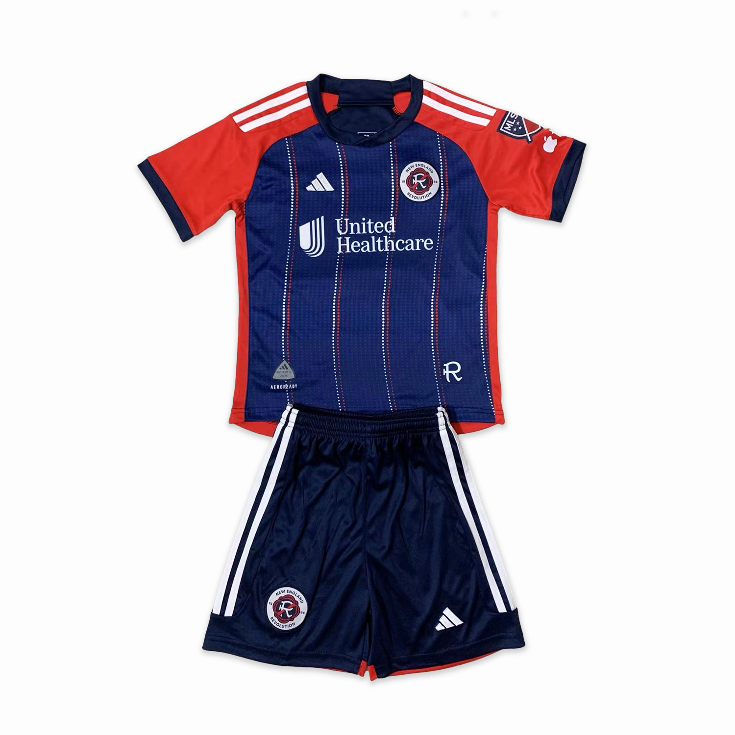 New England Revolution 2024 Home Stadium Kids Kit - JerseysGala