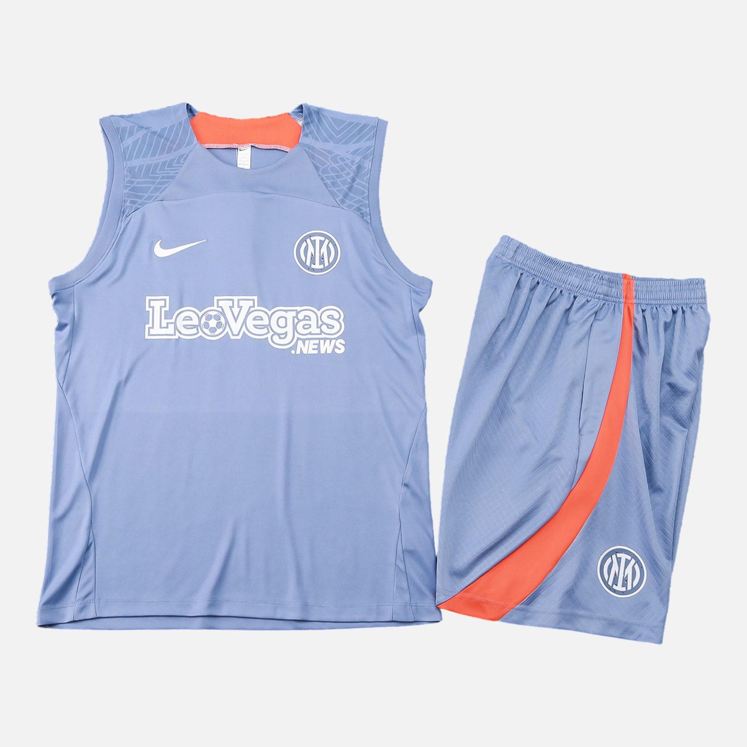 Inter Milan 24-25 Vest Training Set - Light Grey - JerseysGala