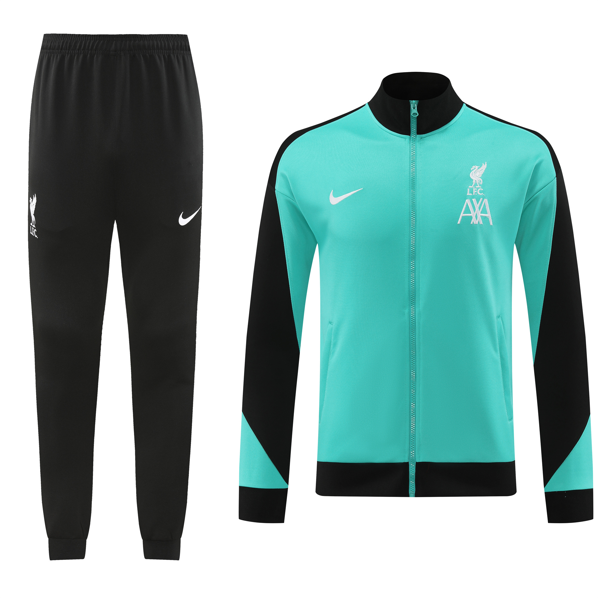 Liver.pool 24-25 Jacket Training Tracksuit - Green - JerseysGala