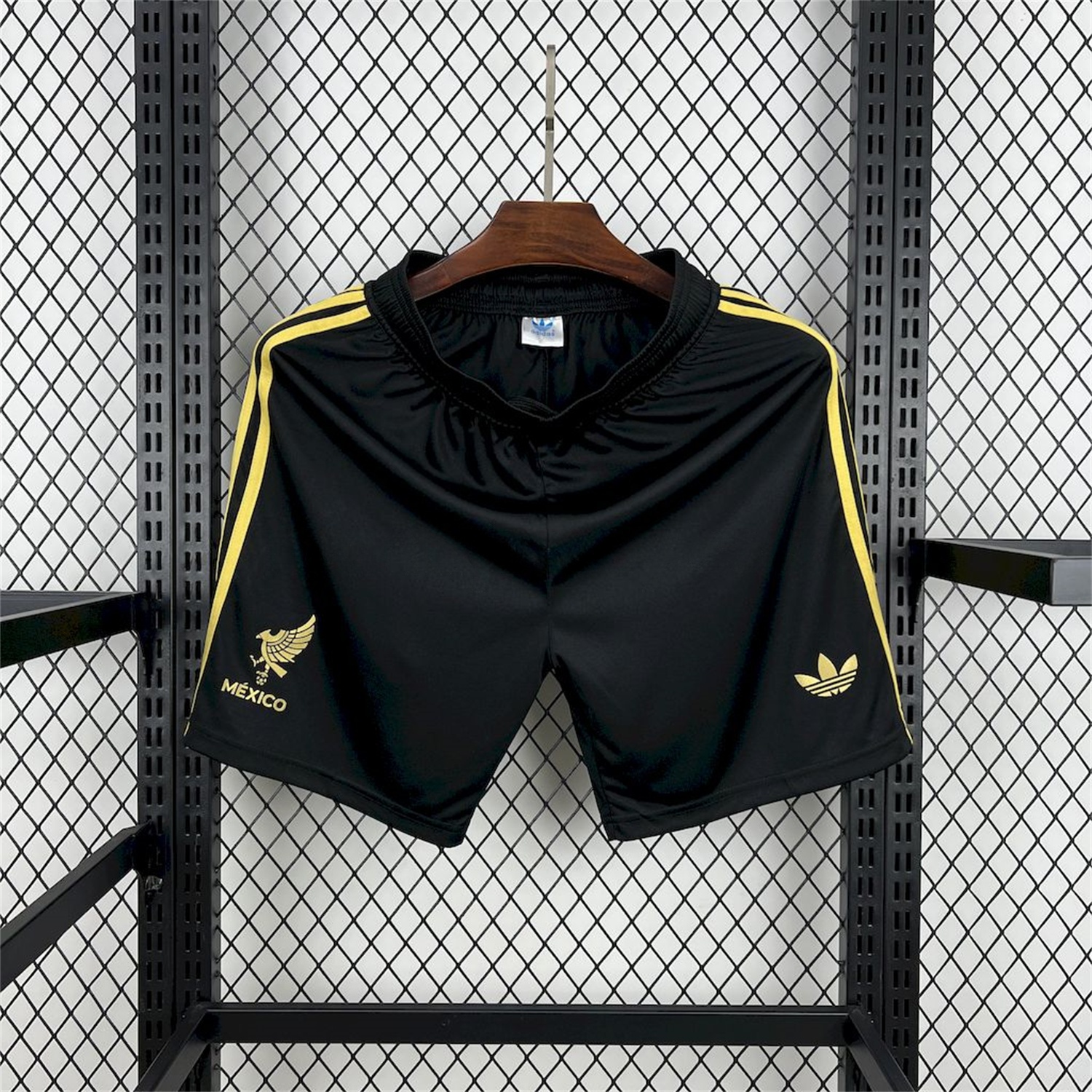 Mexico 2025 Gold Cup Black Shorts - Fans Version - JerseysGala