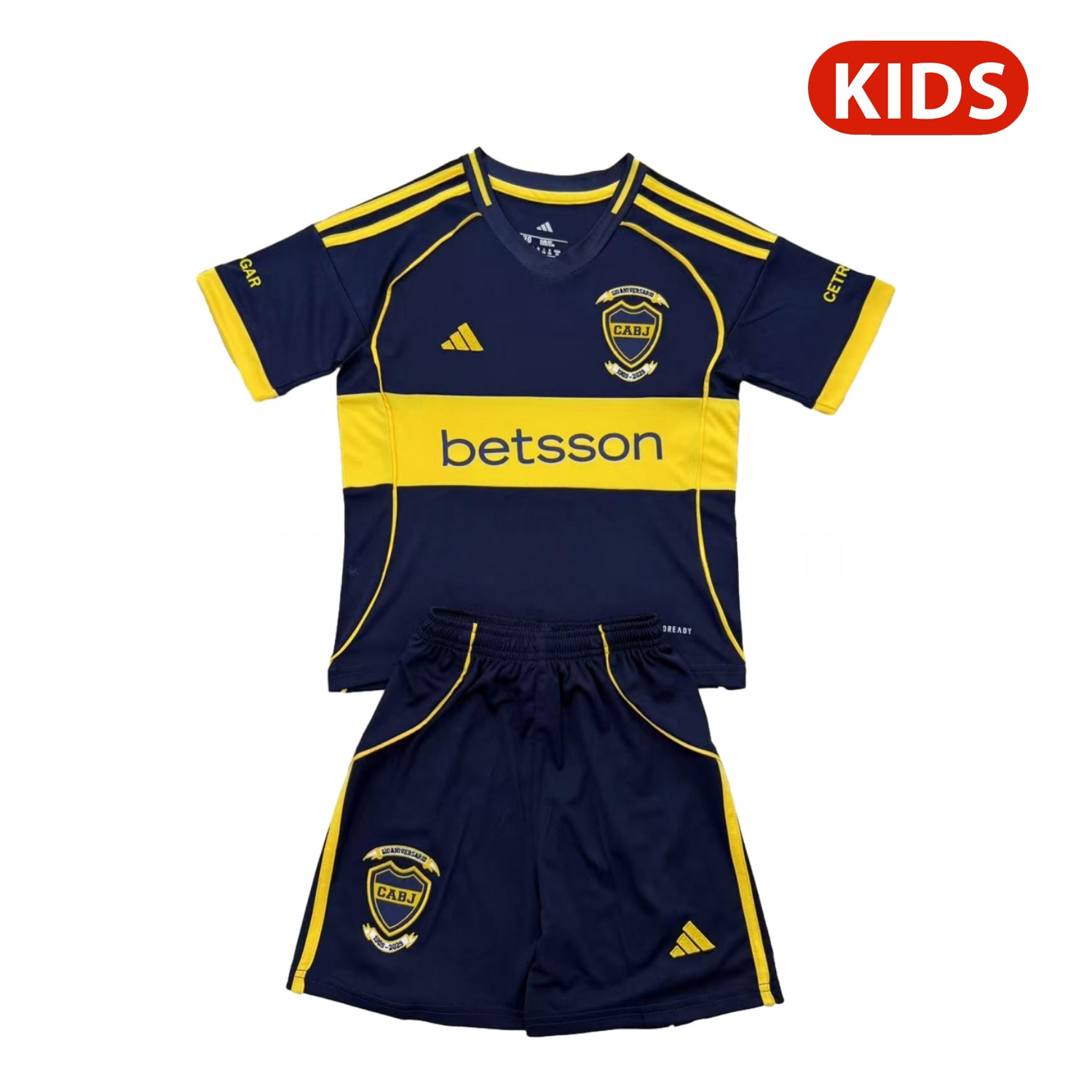 Boca Juniors 25-26 Home 120th Anniversary Kids Kit - JerseysGala