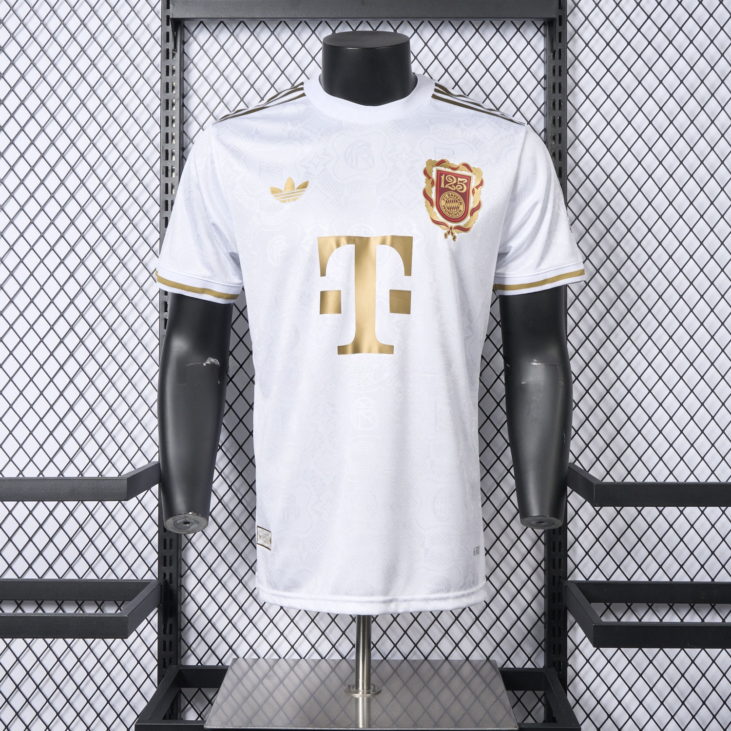 Bayern Munich 2025 White 125th Anniversary Jersey - Player Version - JerseysGala