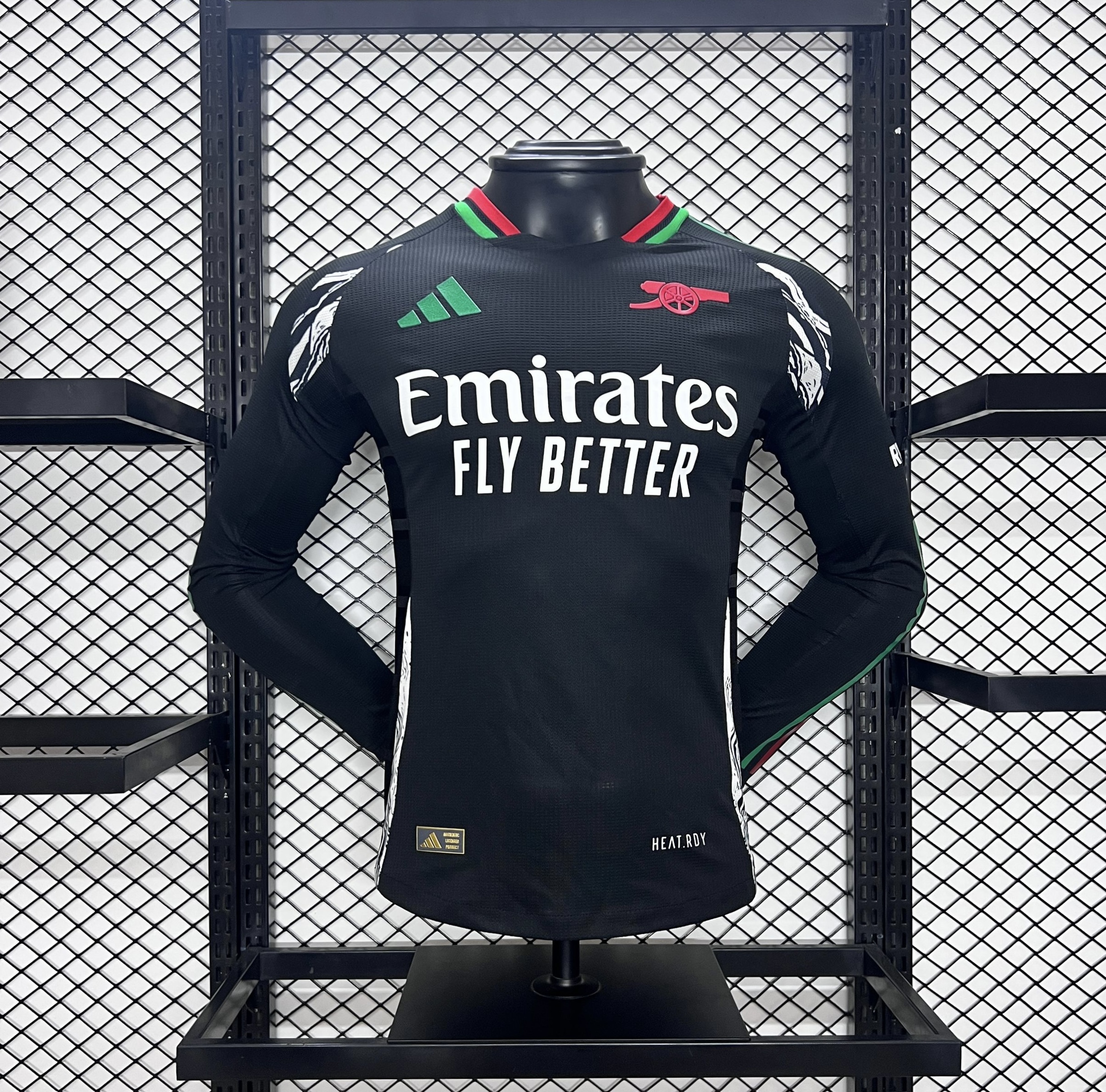 Arsenal 24-25 Away Long Sleeve Jersey - Player Version - JerseysGala