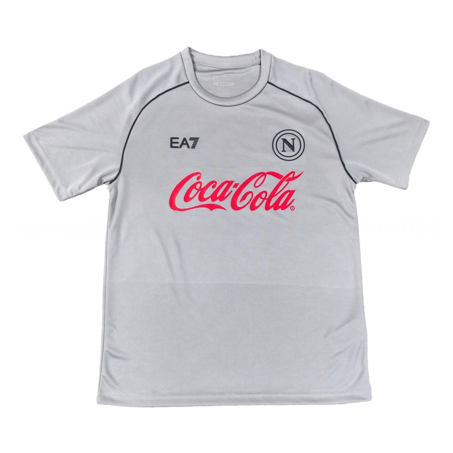 Napoli 24-25 Grey Pre-Match Training Jersey - Fans Version - JerseysGala