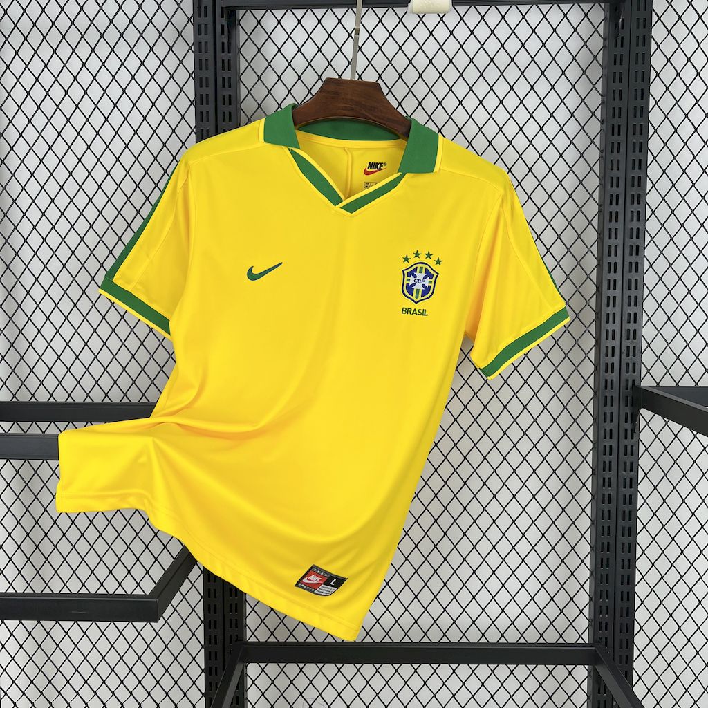 Retro Brazil 1997 Home Jersey - JerseysGala