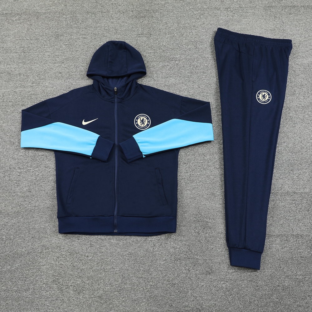 C.H.E.L.S.E.A 24-25 Jacket Training Tracksuit - Deep Blue - JerseysGala