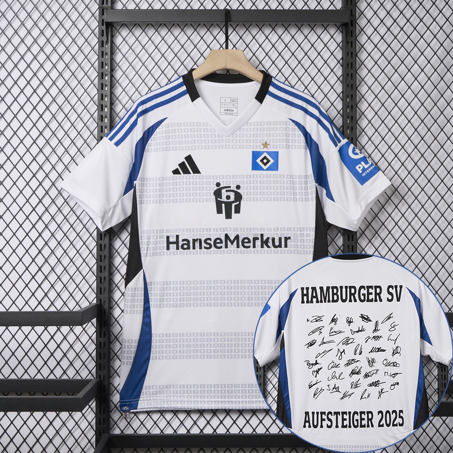 【Team Signatures Version】Hamburger SV 24-25 Home Jersey - Fans Version - JerseysGala