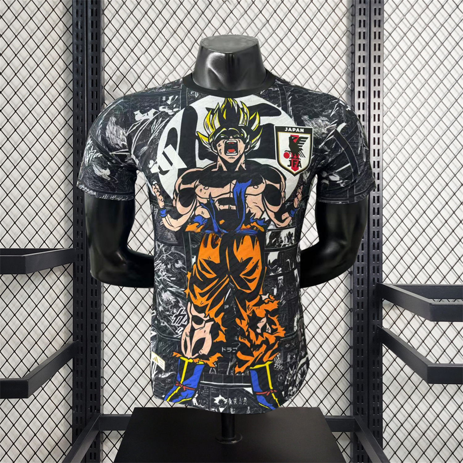 Japan 25-26 Muscle Saiyan Black Special Jersey - Player Version - JerseysGala