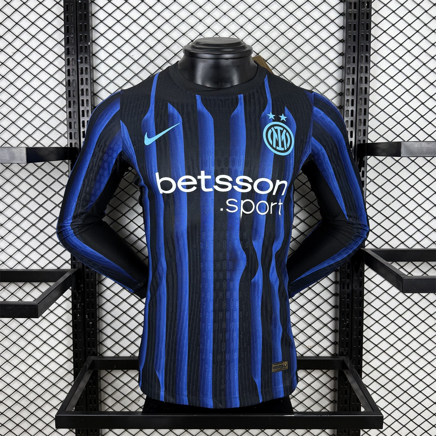 Inter Milan 2025-26 Home Long Sleeves Jersey - Player Version - JerseysGala