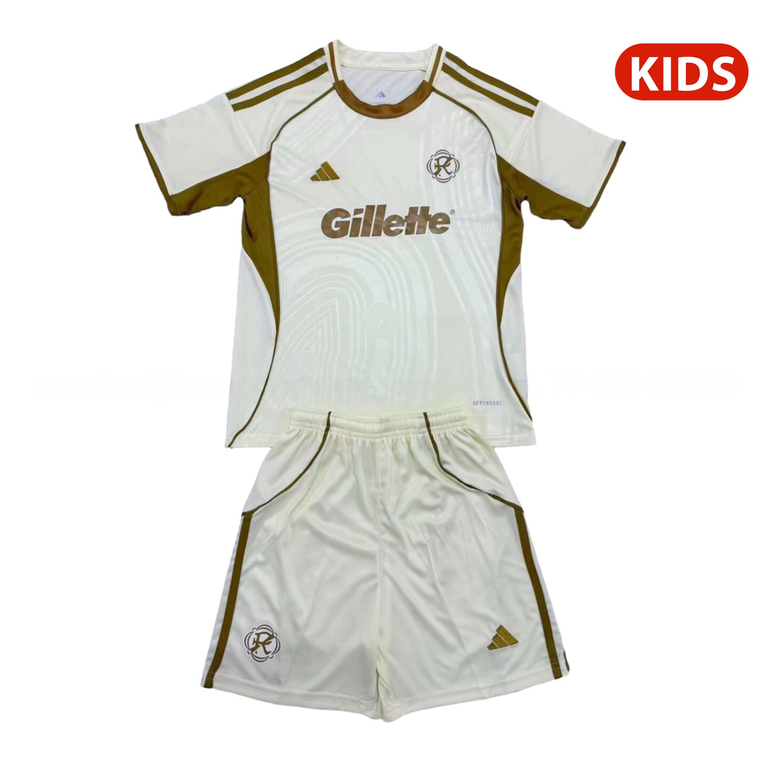 New England Revolution 25-26 Pre-Match Training Kids Kit - JerseysGala