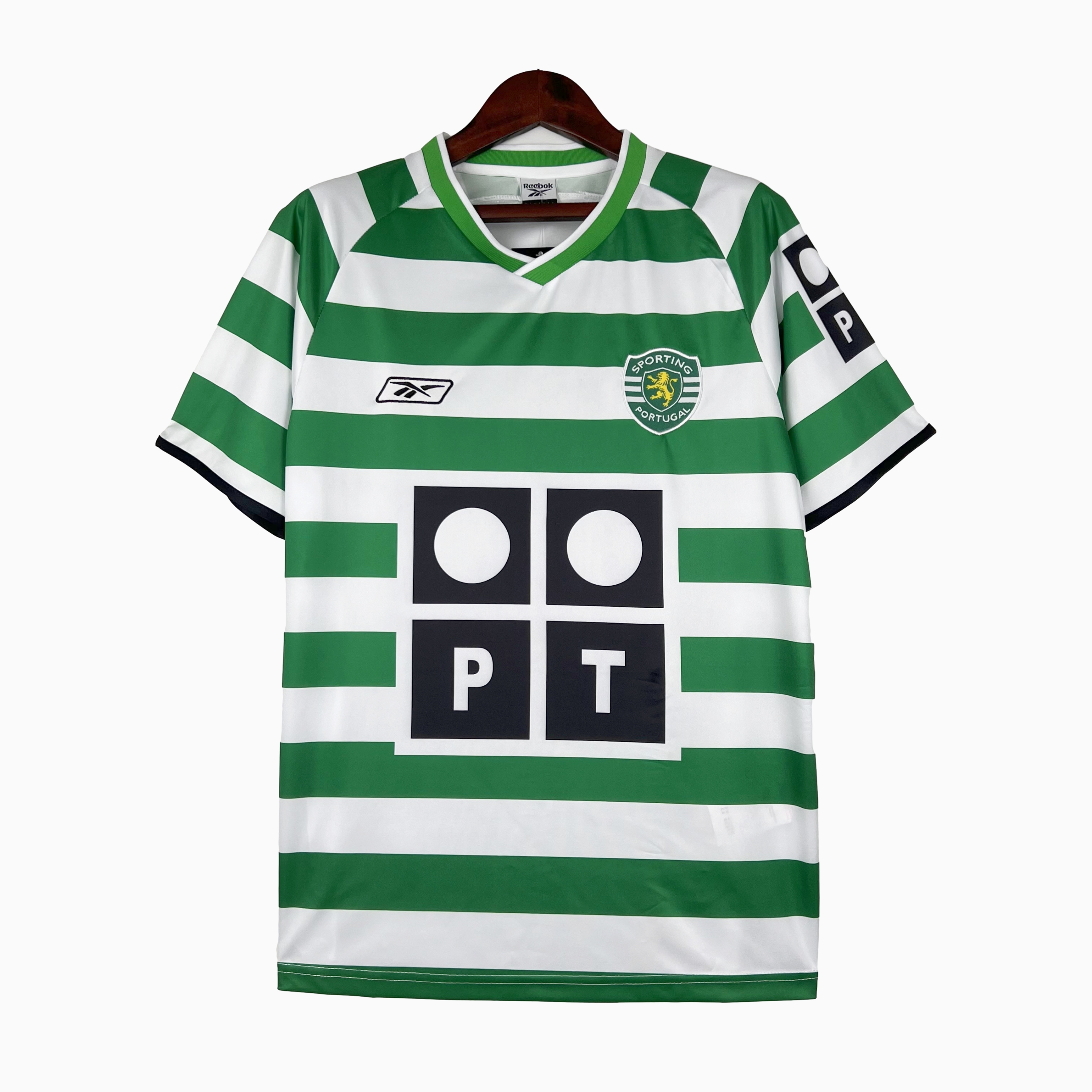 Retro Sporting CP 03-04 Home Stadium Jersey - JerseysGala