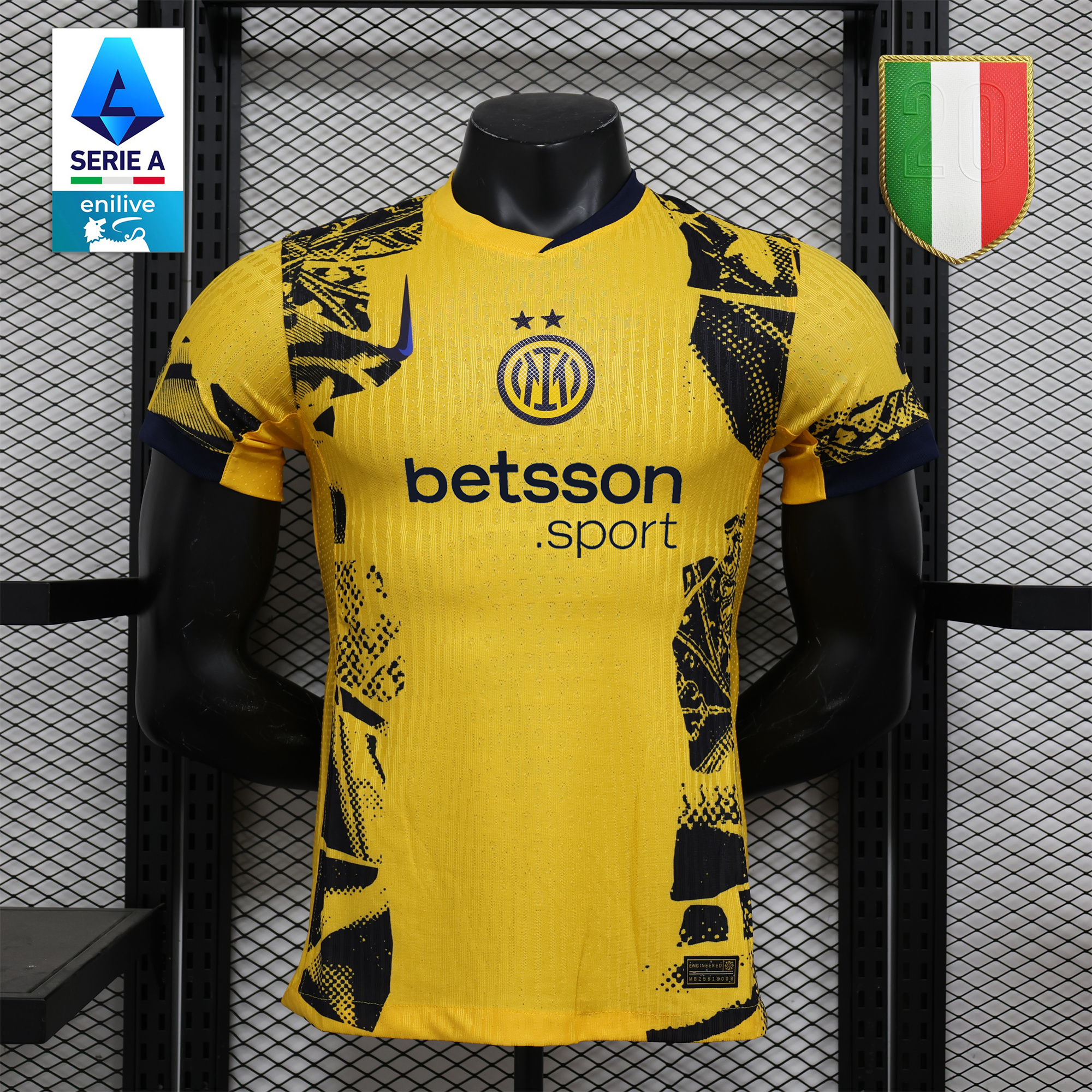 Inter Milan 24-25 Third Jersey With Chest Advertisement - Player Version - JerseysGala