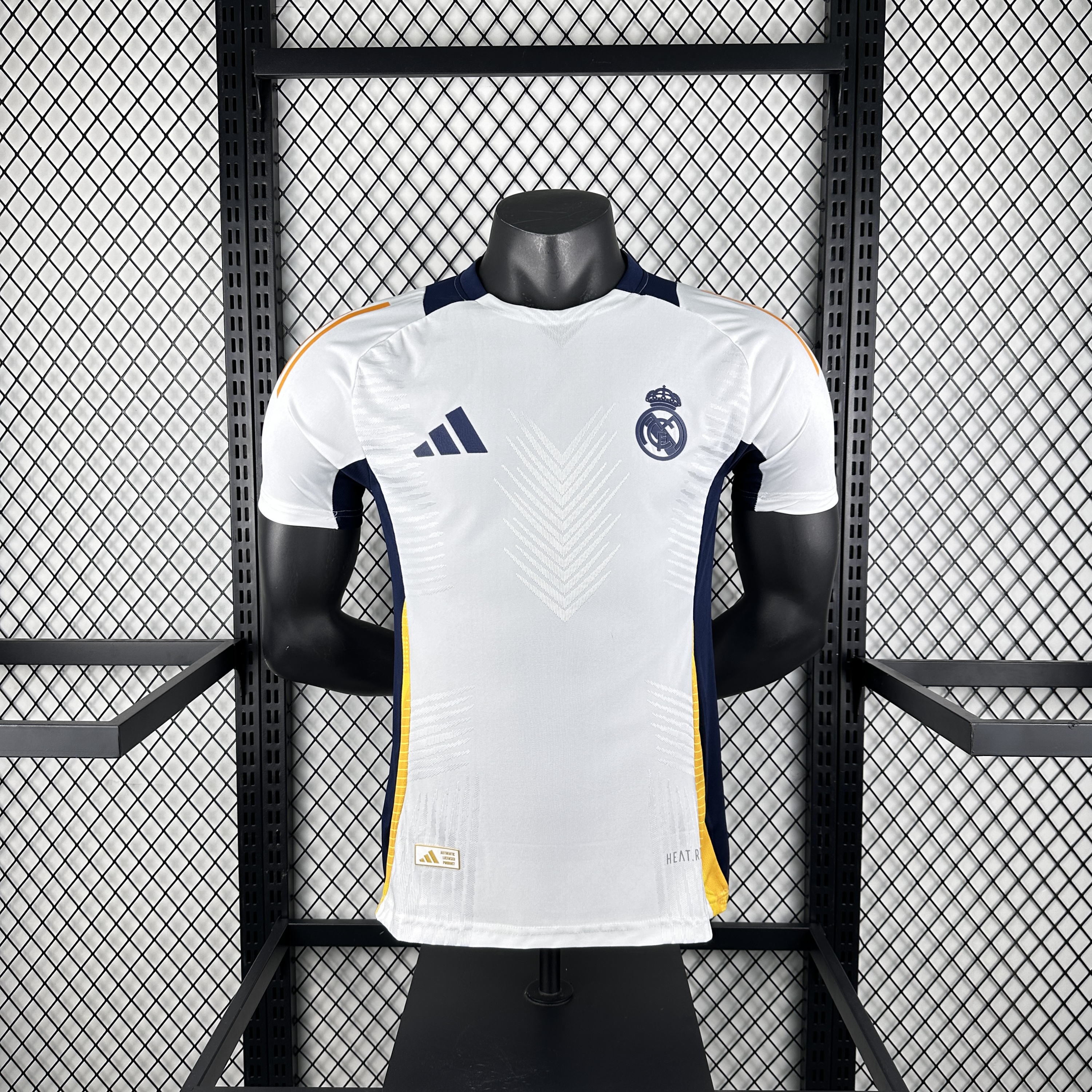 Real Madrid 24-25 White Pre-Match Training Jersey - Player Version - JerseysGala