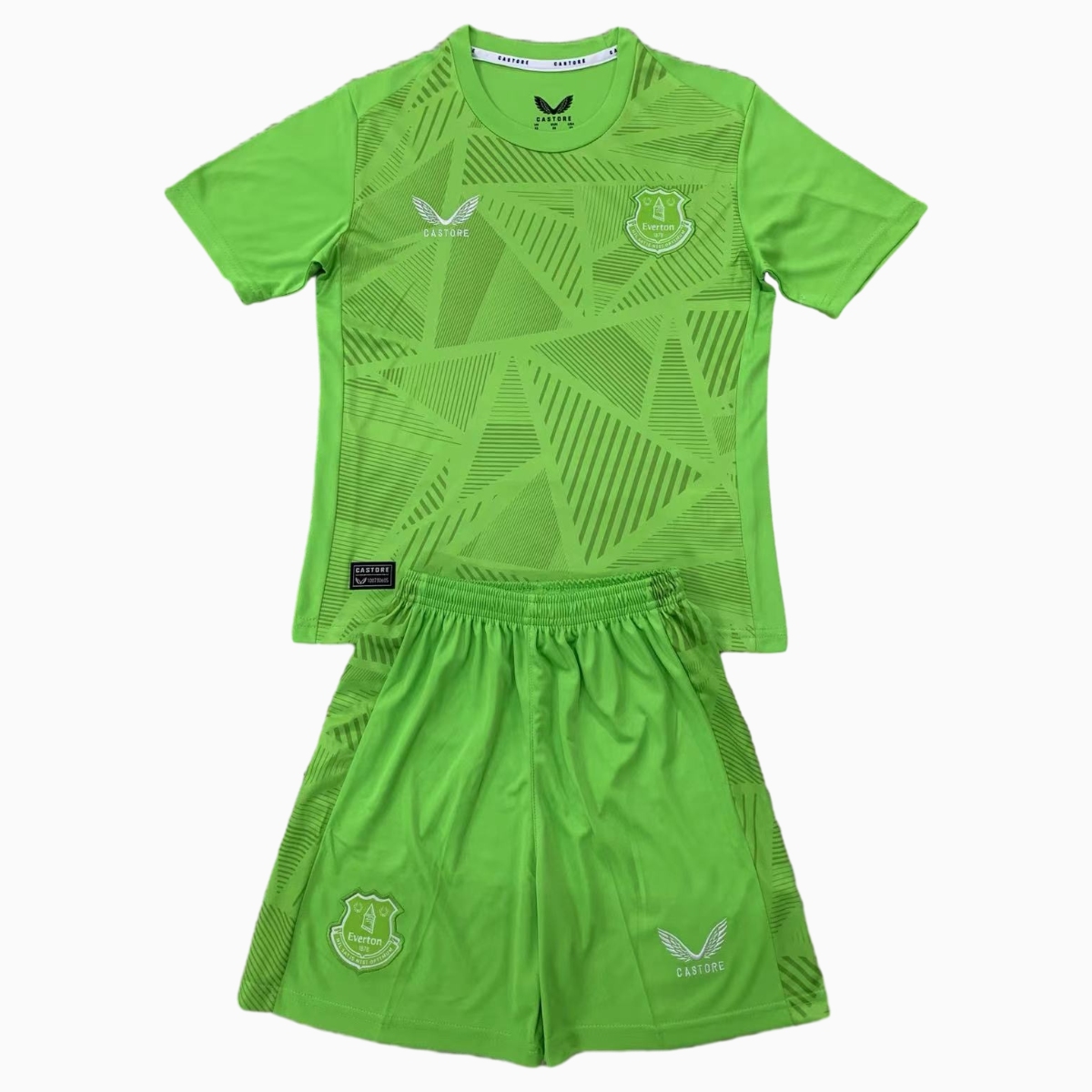 Everton 24-25 Light Green Goalkeeper Kids Kit - JerseysGala