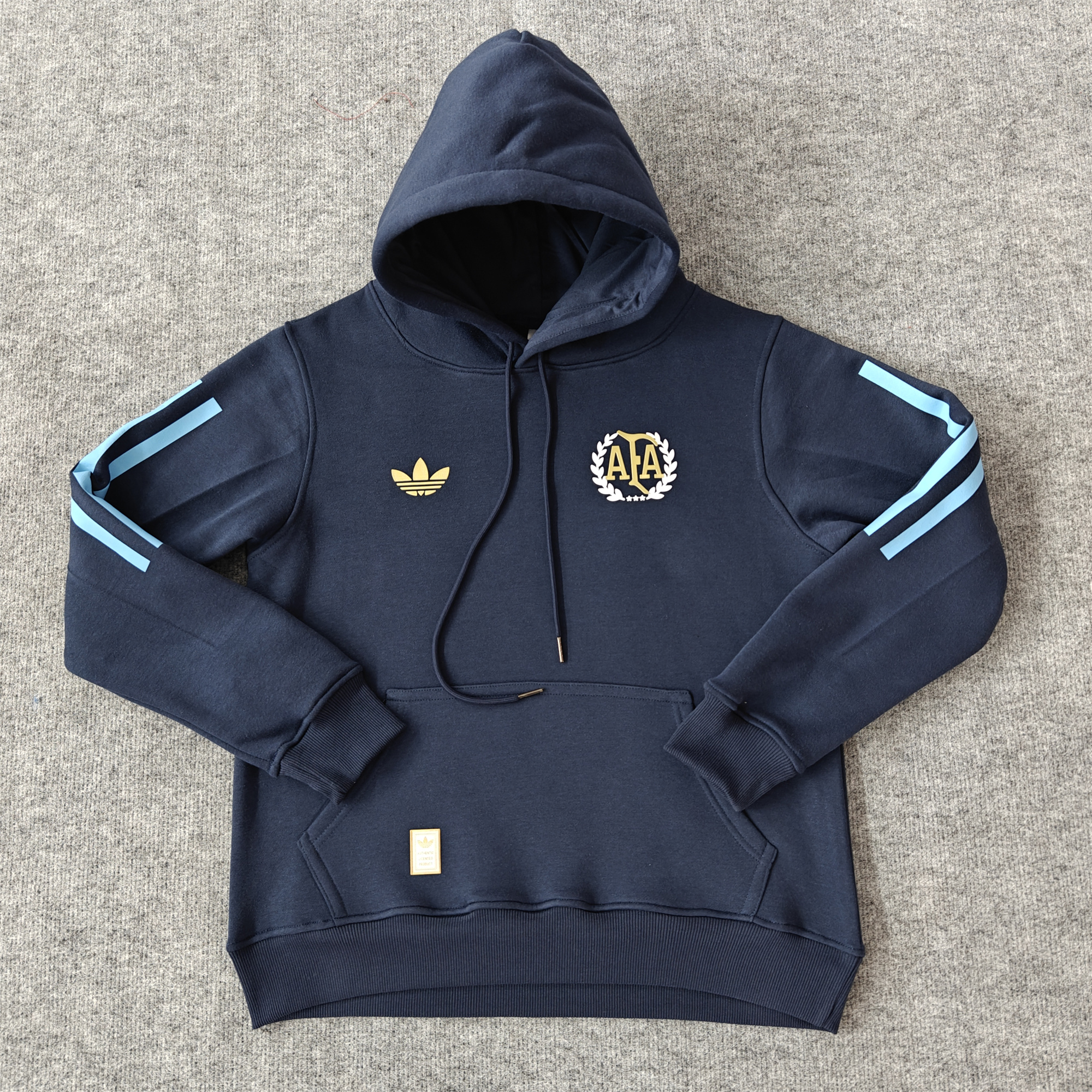 Argentina 24-25 Adi 50 Years Anniversary Hoodie - Deep Blue - JerseysGala